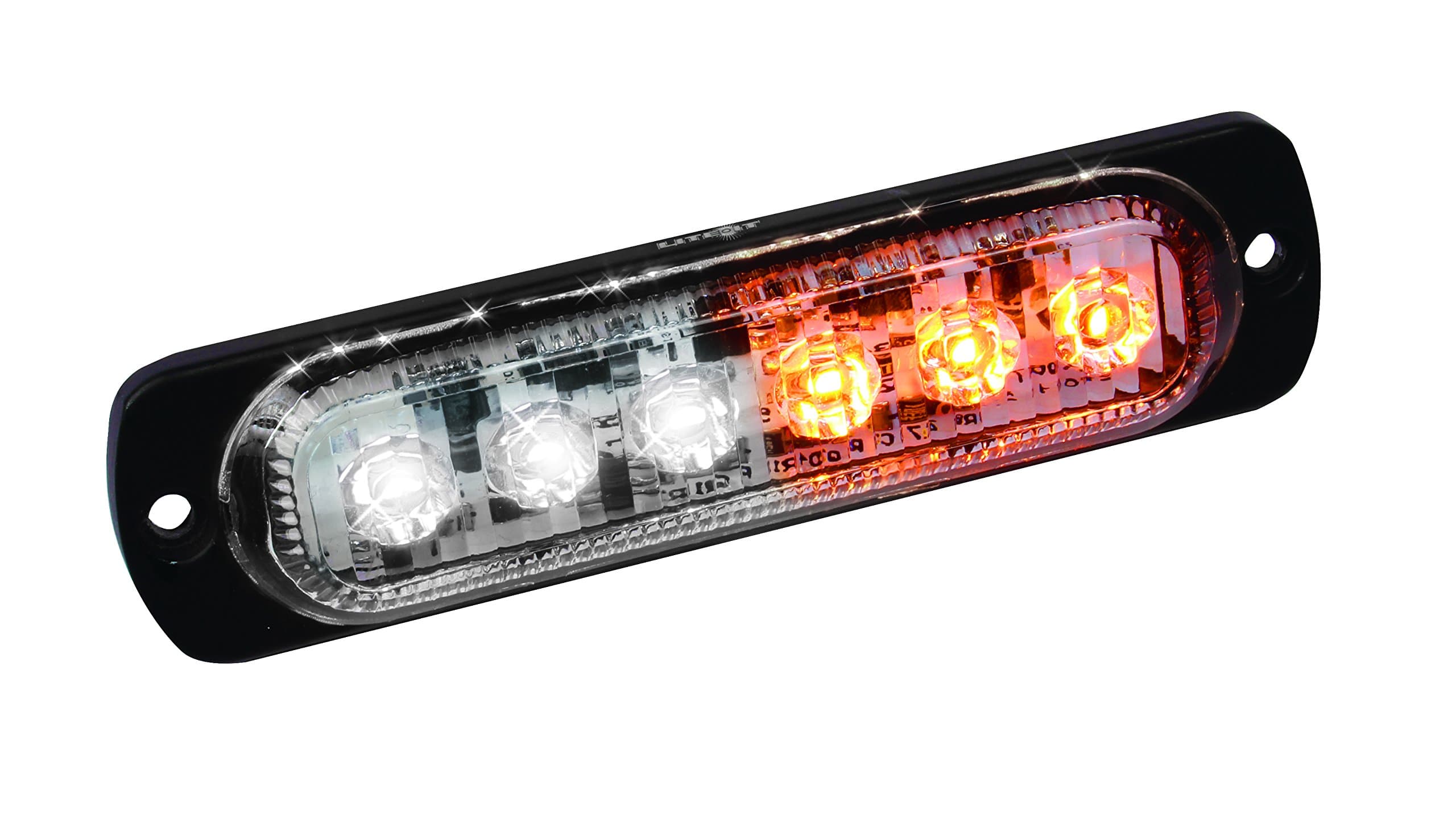 Ultra Slim 6-Watt Amber/White LED Strobe