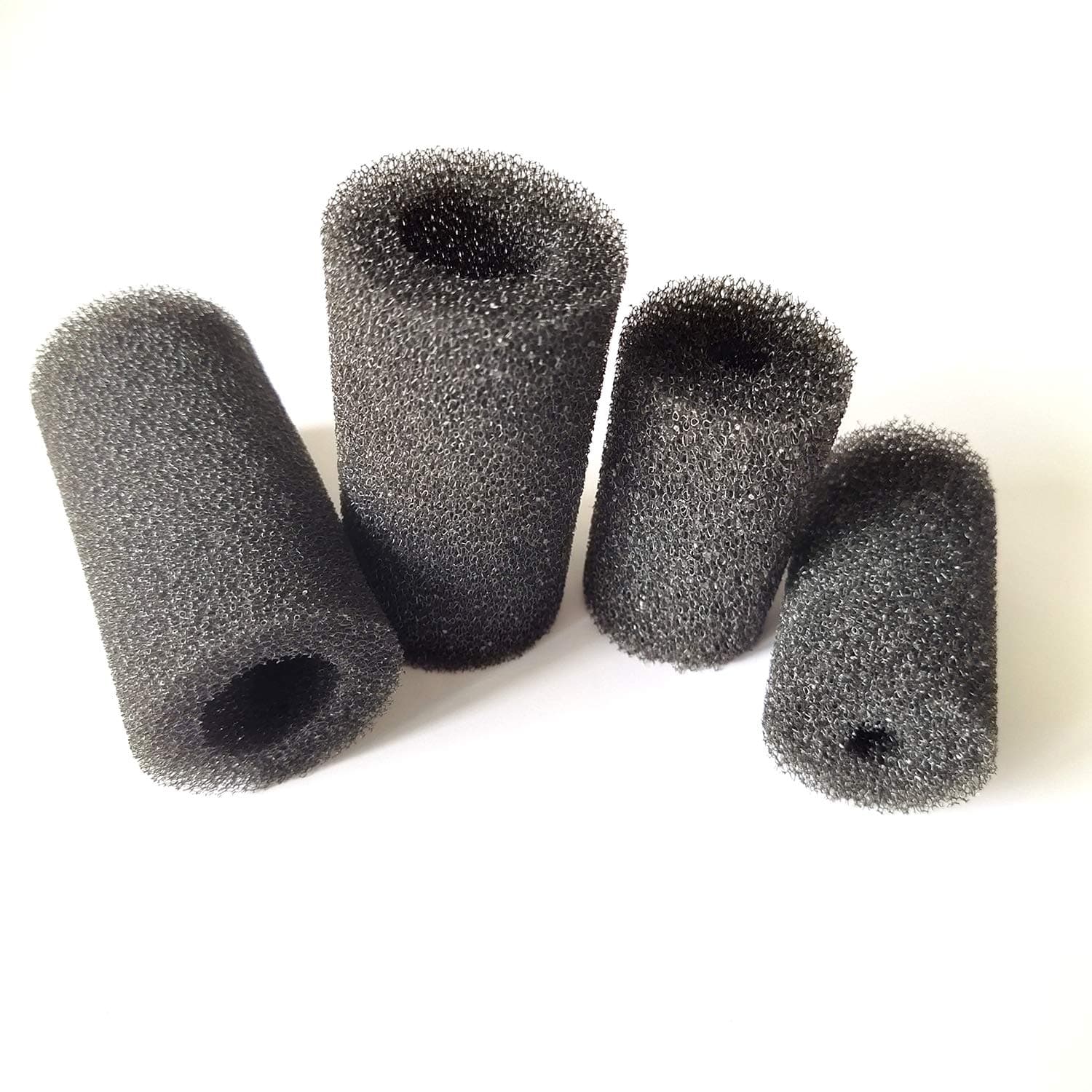 MEIMEI 4 Pcs Pre-Filter Sponges (2 PCS S +2 PCS L) Roll Aquarium Filter Intake Cover for Aquarium Fish Tank