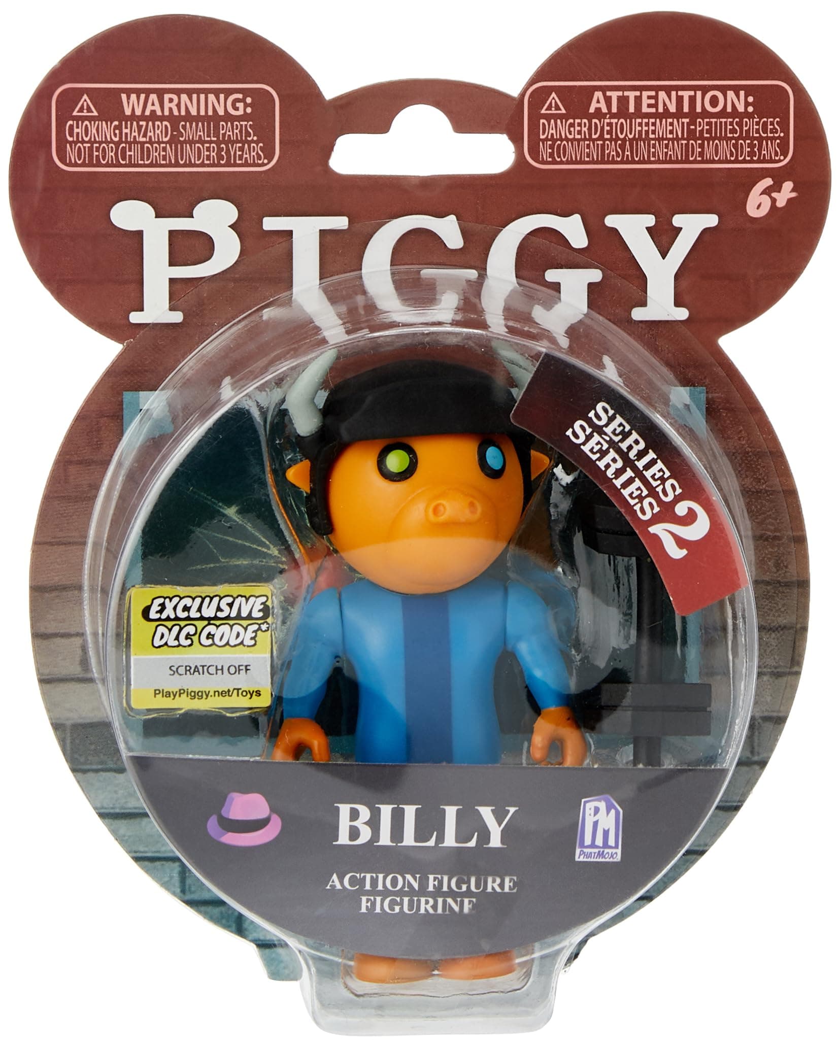 PIGGY - Billy Series 2 3.5" Action Figure (Includes DLC Items),PIG7319