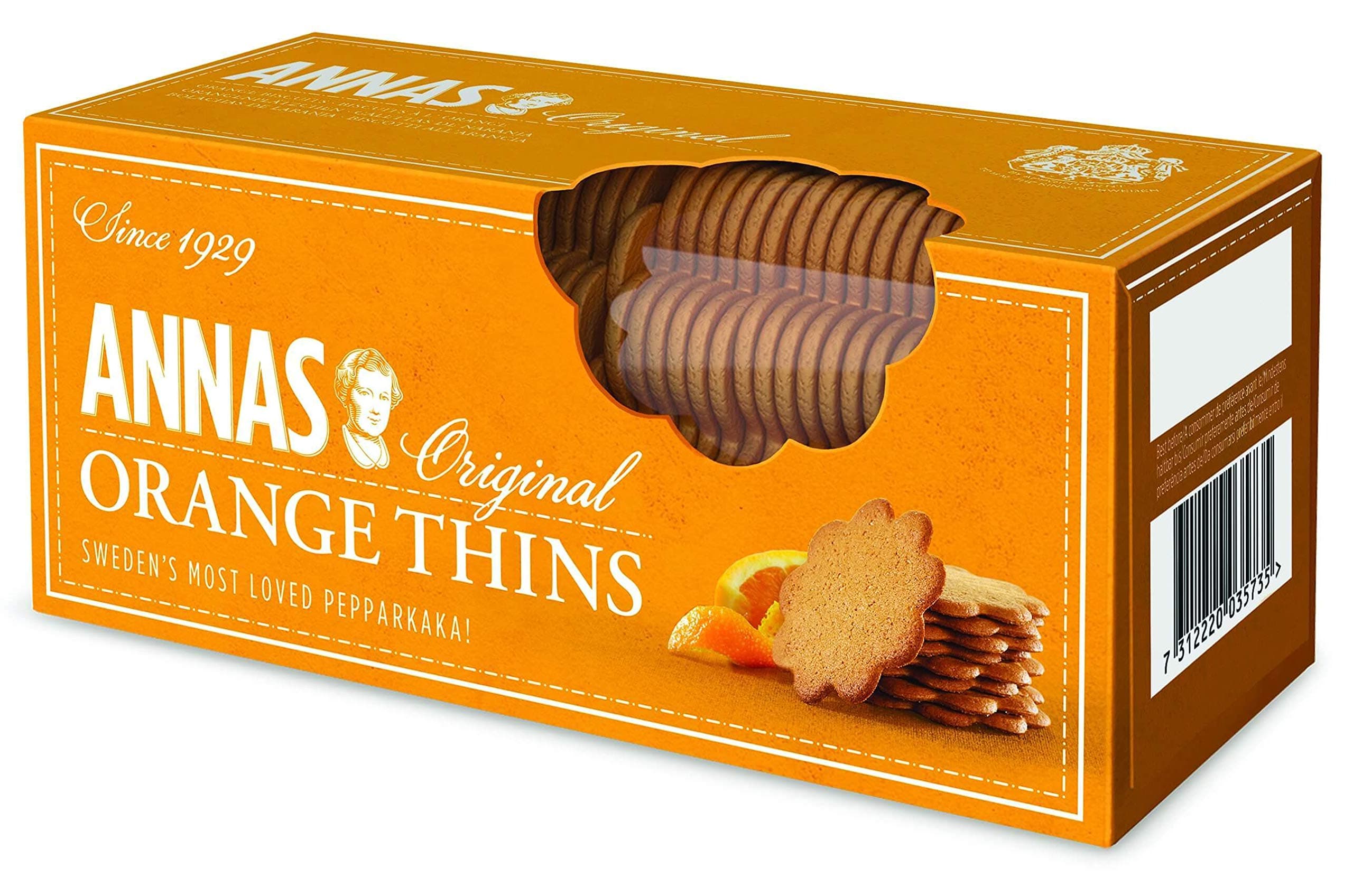 Anna's Orange Thins Swedish Cookies 5.25 Oz