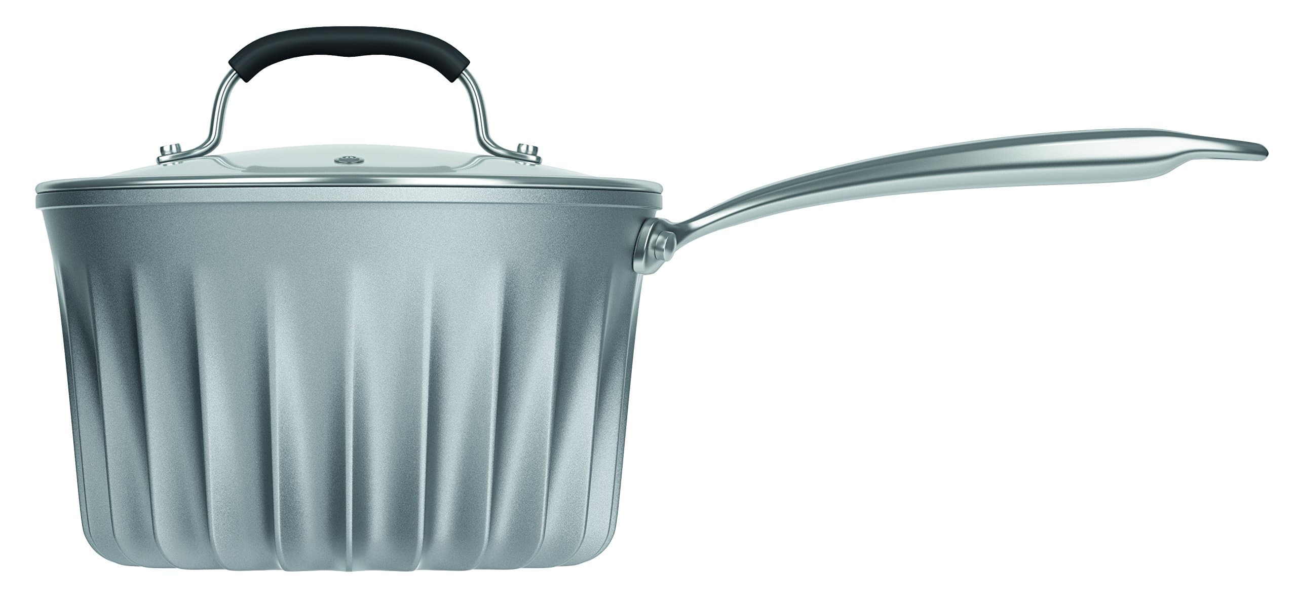 Flare Cookware 3 Qt Sauce Pan with Glass Lid