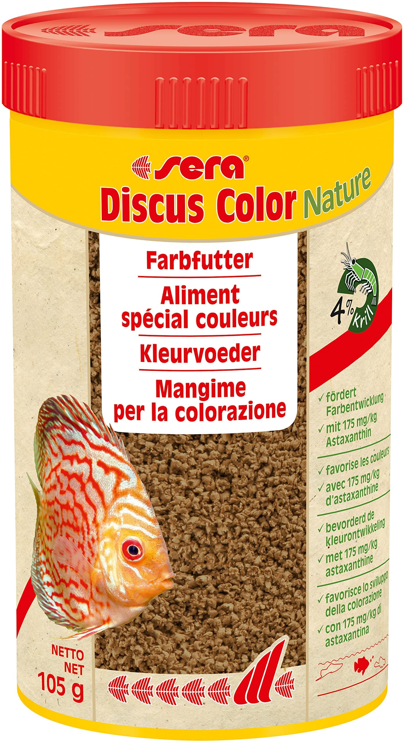 Discus Color Red Fish Food 250 ml