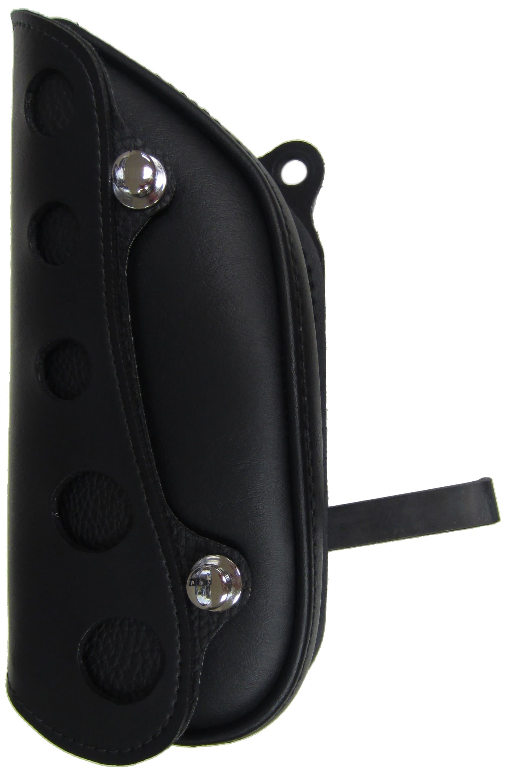 Dowco Willie & Max 59799-00 Motorcycle Belt/Chain Guard Bag, Synthetic Leather: Black, Fits Sportsters with Belt Drive 1992-Current