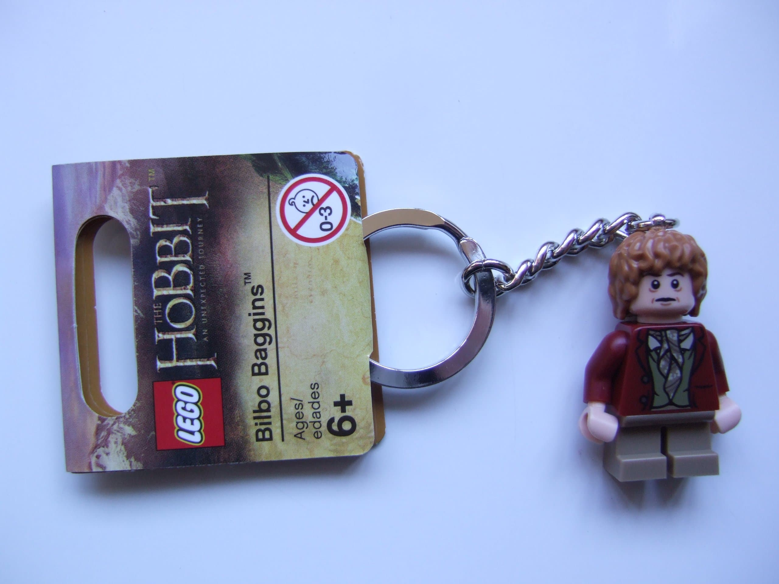 Lego The Hobbit Bilbo Baggins Keychain