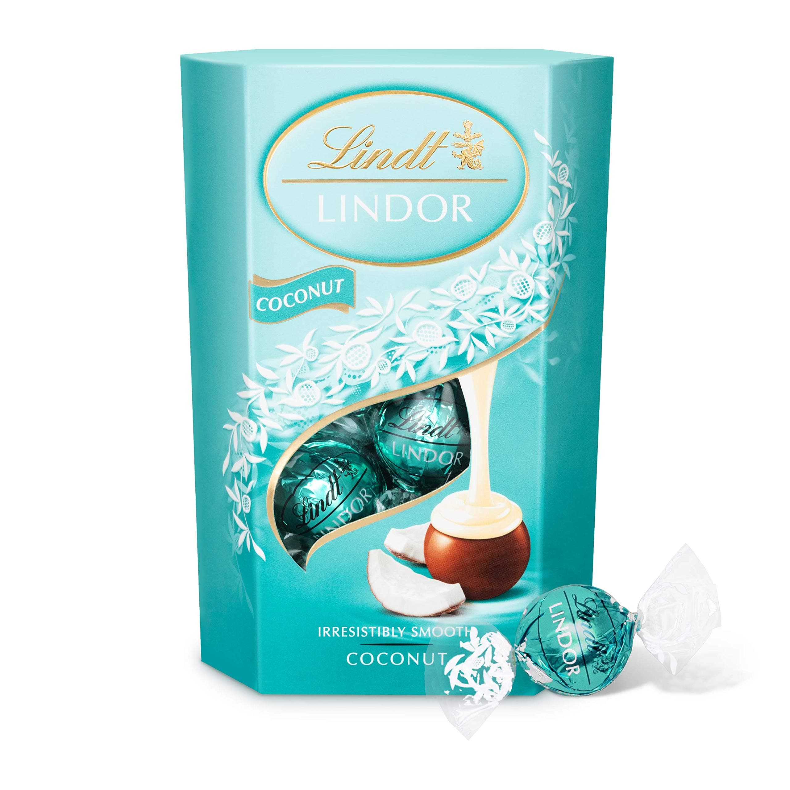 Lindt Lindor Coconut Chocolate Truffles Box, 200g