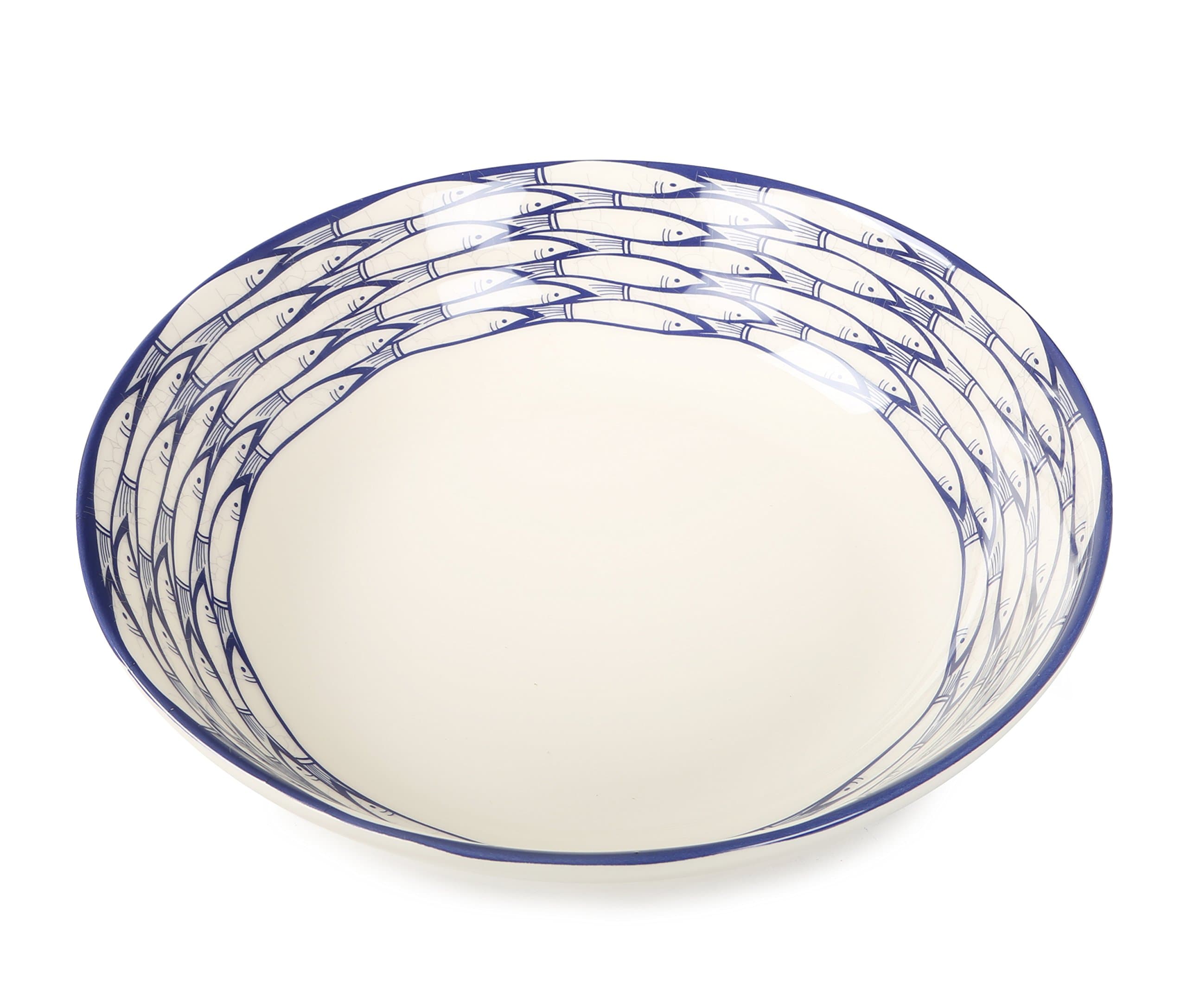 Sardine Run Salad Serving Bowl, 31cm