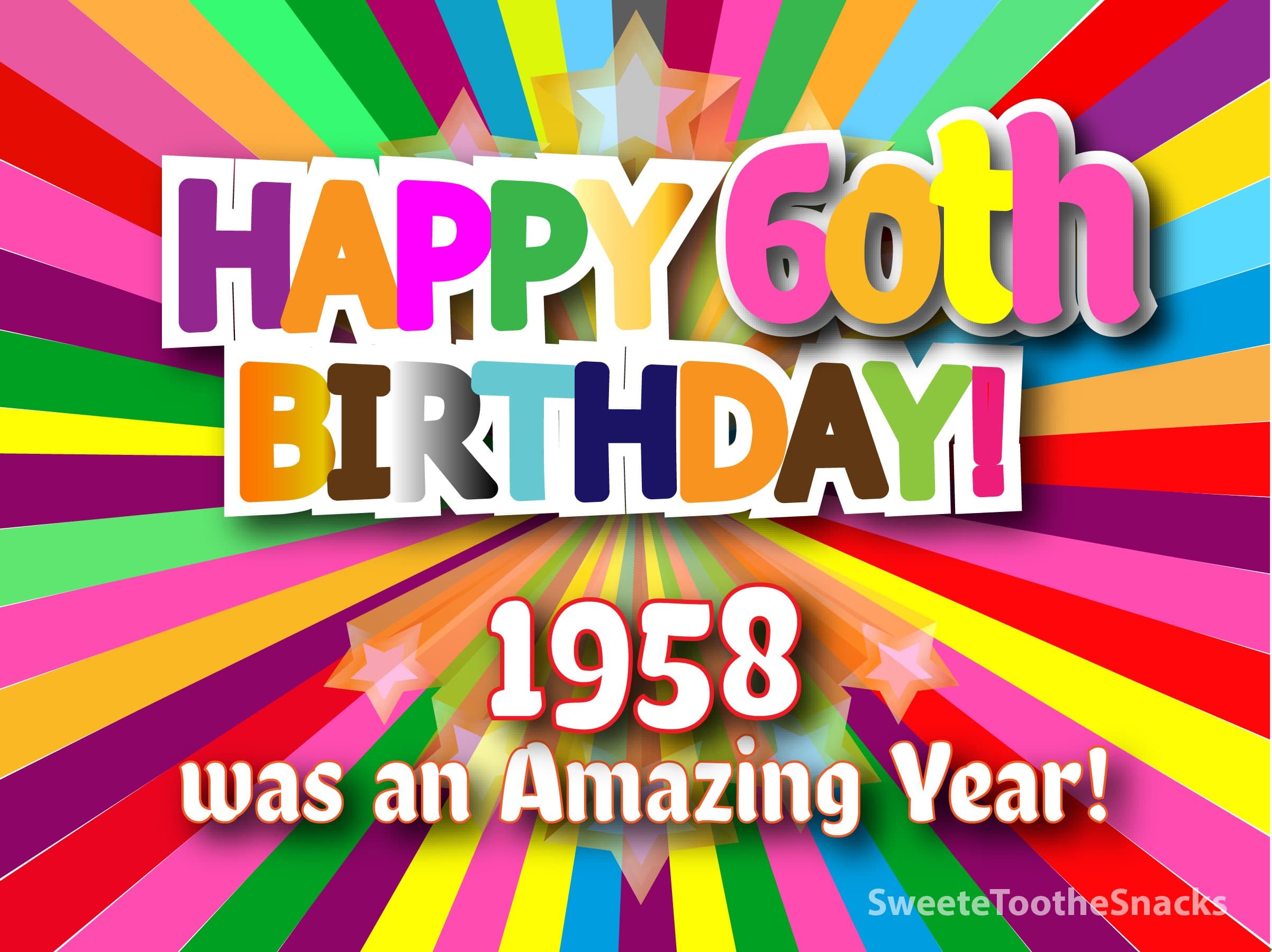 50th Birthday Candy Gift Box Full of Nostalgic Candy for 1967, Black