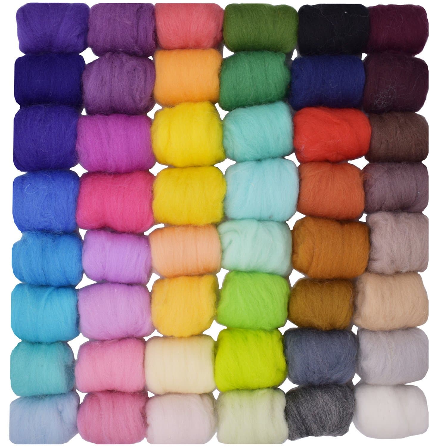 Embroidery Floss Loveself Embroidery Thread Cross Stitch Floss Sewing Threads (Random Color) with Free 16 Pack 3-9 Gold Eye Embroidery Needle (50 Colors)