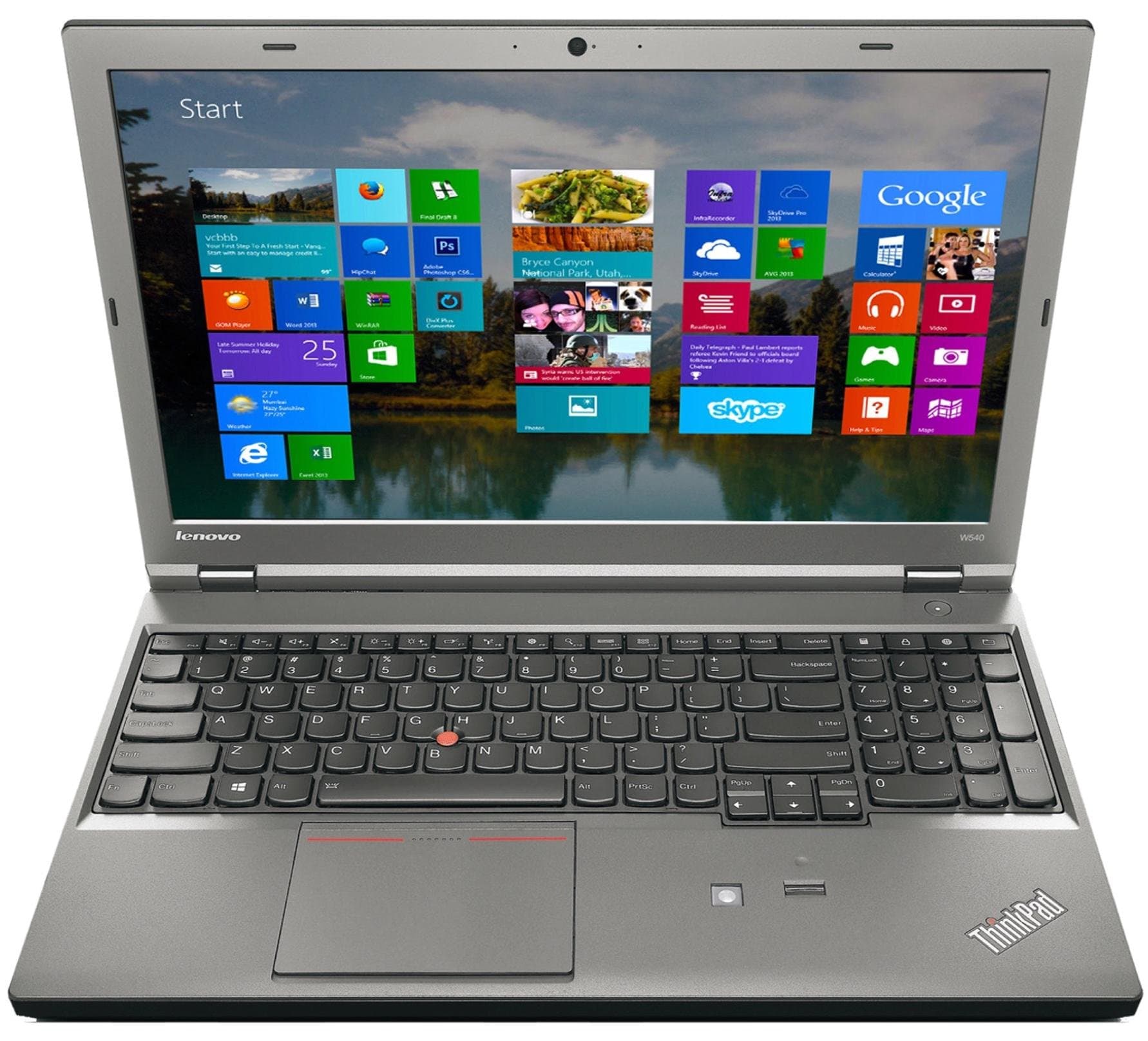 Lenovo ThinkPad W540 15.6-Inch Laptop (Intel Core i7 2.8 GHz, 8 GB RAM, Windows 7 Professional)