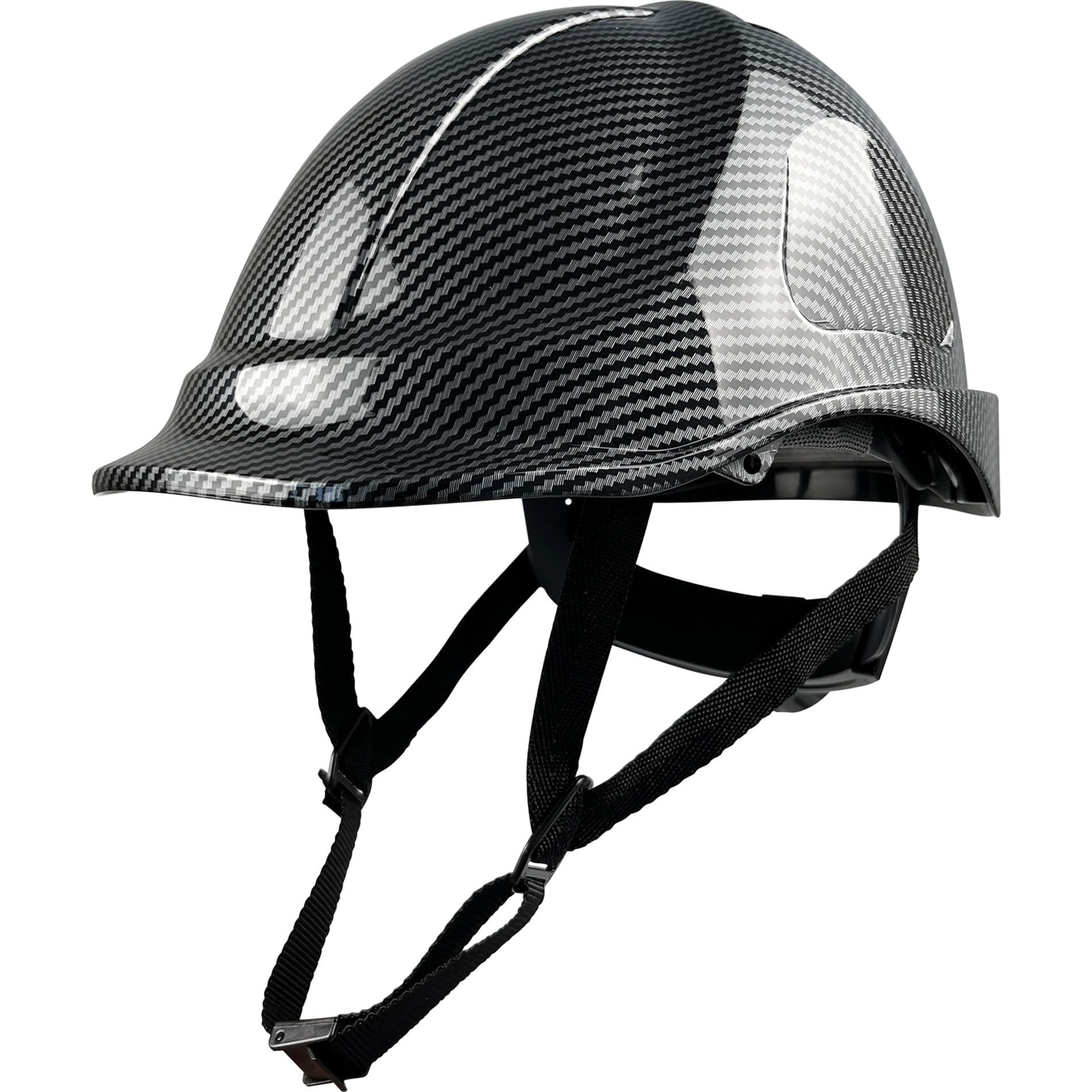 SAFEBUILDERSafety Helmet Cap Style ABS Work Hard Hat Vented Hardhats for Men Carbon Fiber Pattern Industrial ANSI z89.1 OSHA