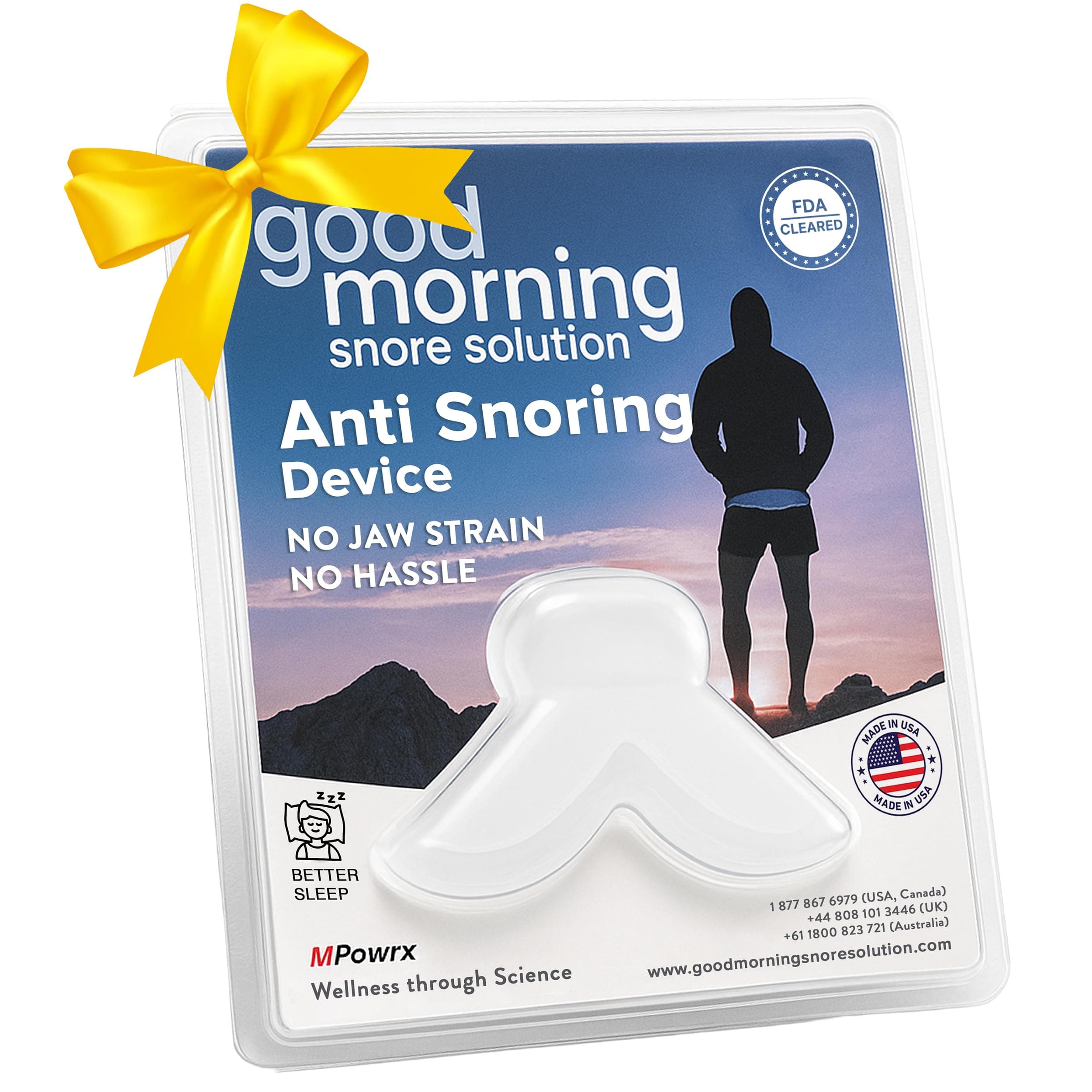 Good Morning Snore Solution Anti Snoring Mouthpiece