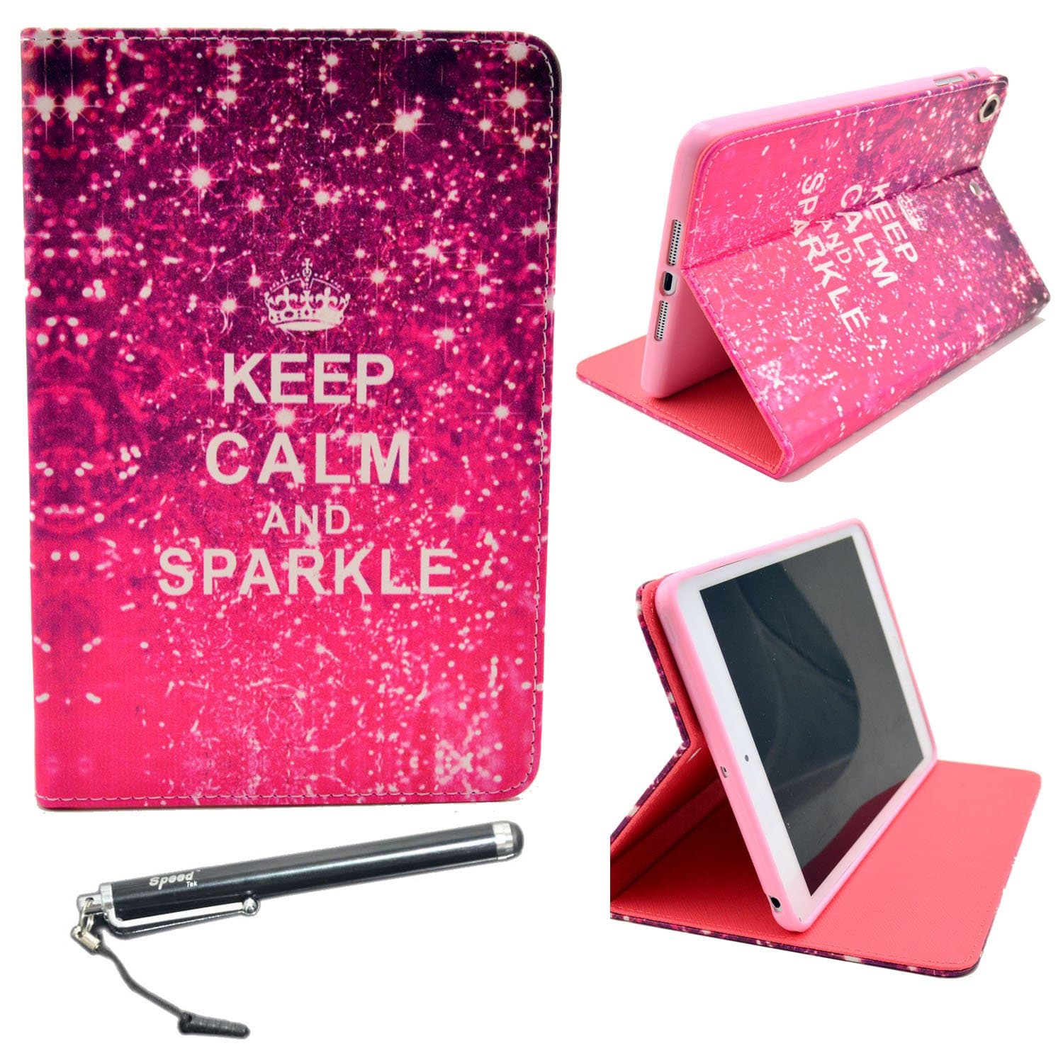 iPad Mini Case, iPad Mini 3 / iPad Mini Retina / iPad Mini Case, Speedtek Nebula Pattern Premium PU Leather Folio Stand Protective Skin Case for Apple iPad Mini 3 (2014) & iPad Mini Retina (2013) & iPad Mini (2012) (Automatic Wake/Sleep Feature)