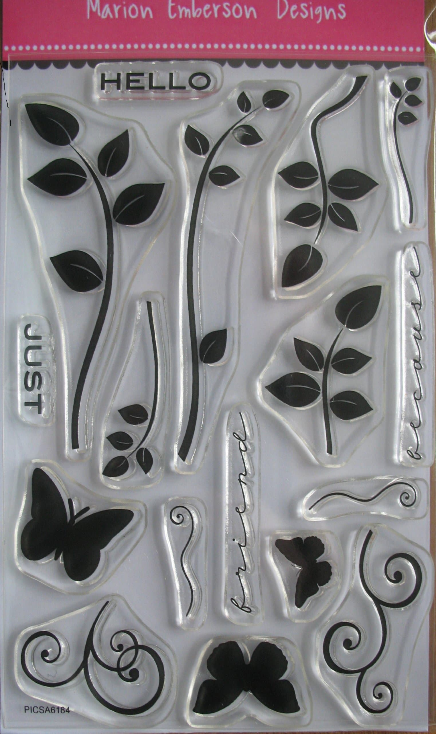 Art Stamps A6 Marion Emberson Just Because Stamp