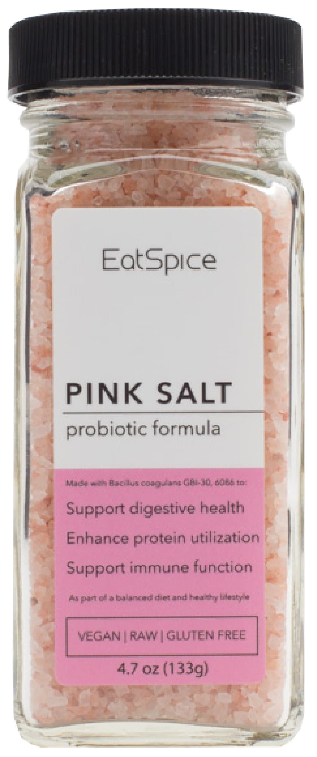 Pink Himalayan Sea Salt with Probiotics by EatSpice for Digestion and Metabolism
