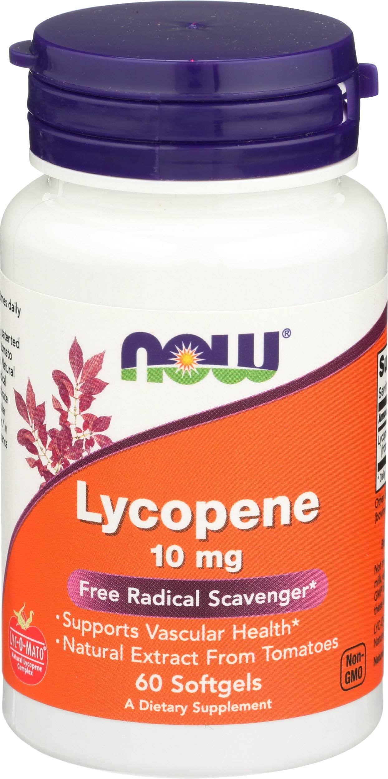 Lycopene 10 mg - 60 Softgels by Now