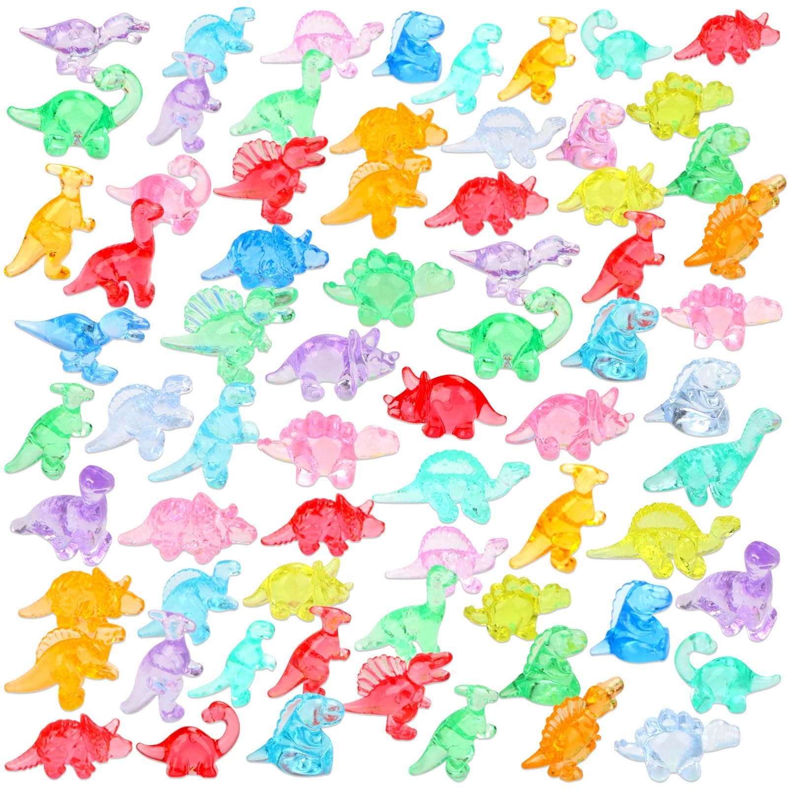 HAPTIME 230 Pcs Mini Resin Animals, Mini Dinosaur Figures, Miniature Figurines to Hide, Desk Pets, Bulk Mini Toys, Tiny Dinosaur Party Favors, Small Classroom Prizes for Kids, Easter Egg Fillers
