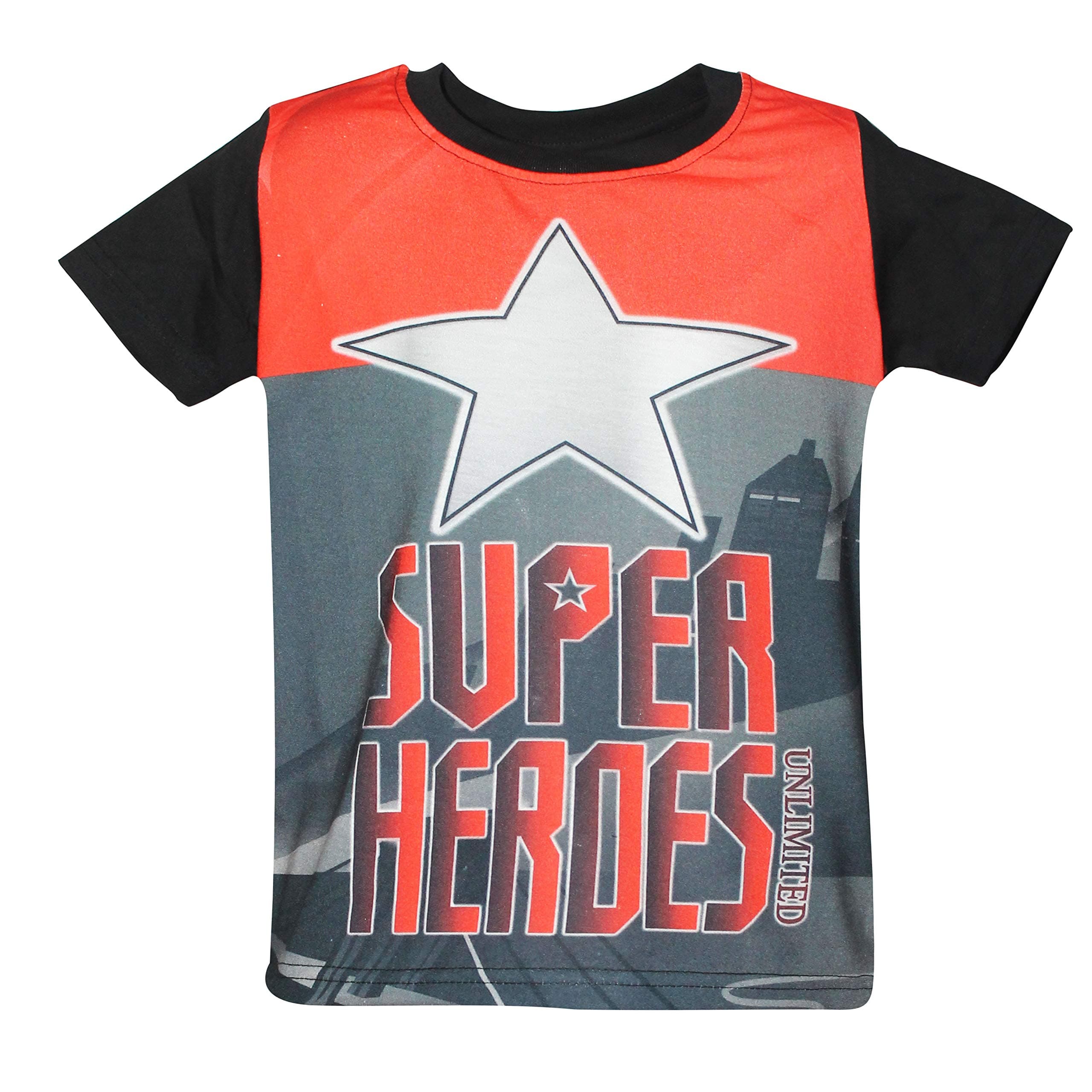 SUPERHEROES UNLIMITED Digital Print Boys Tshirt D30
