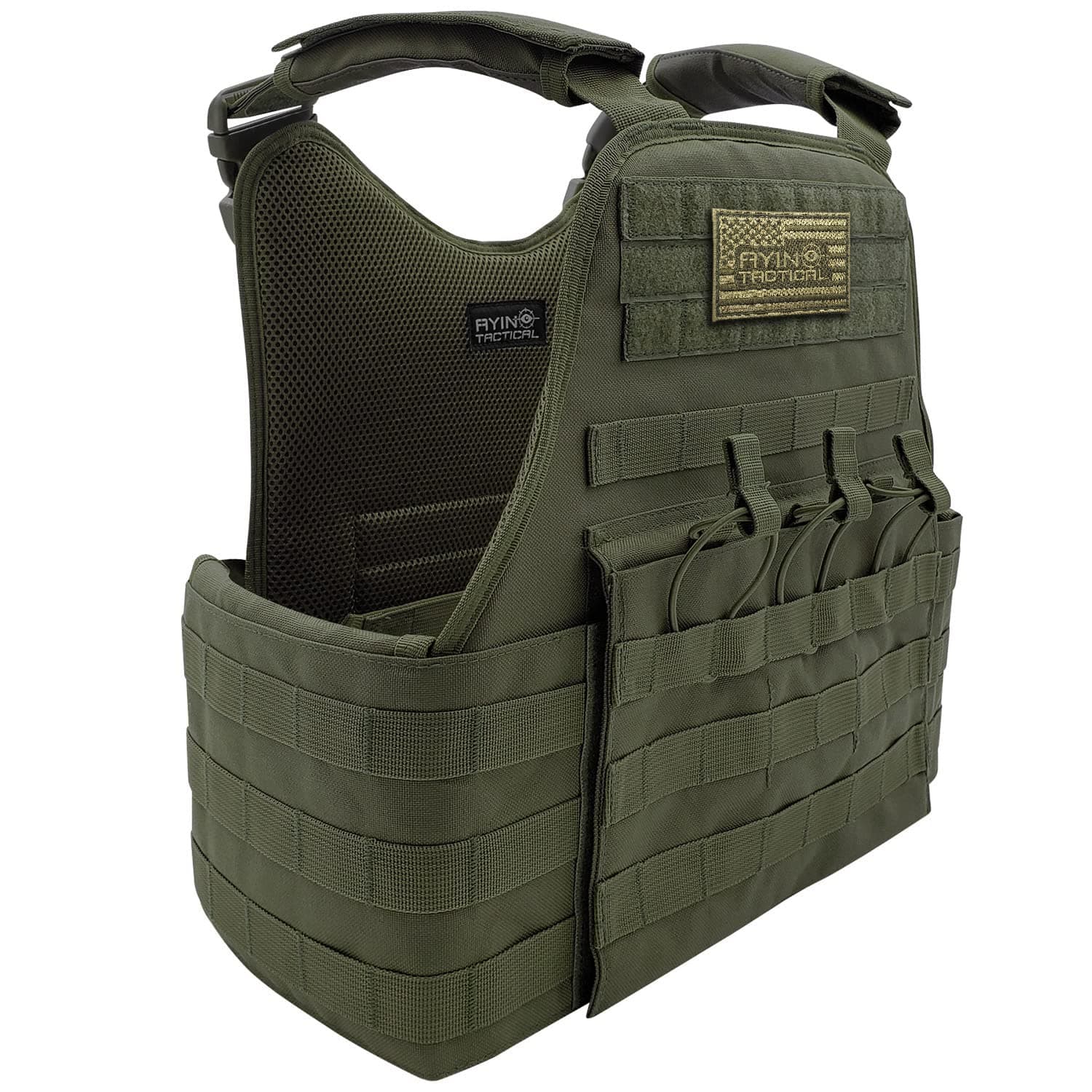 AYIN MOLLE Breathable Outdoor Vest with Hook and Loop attachment points