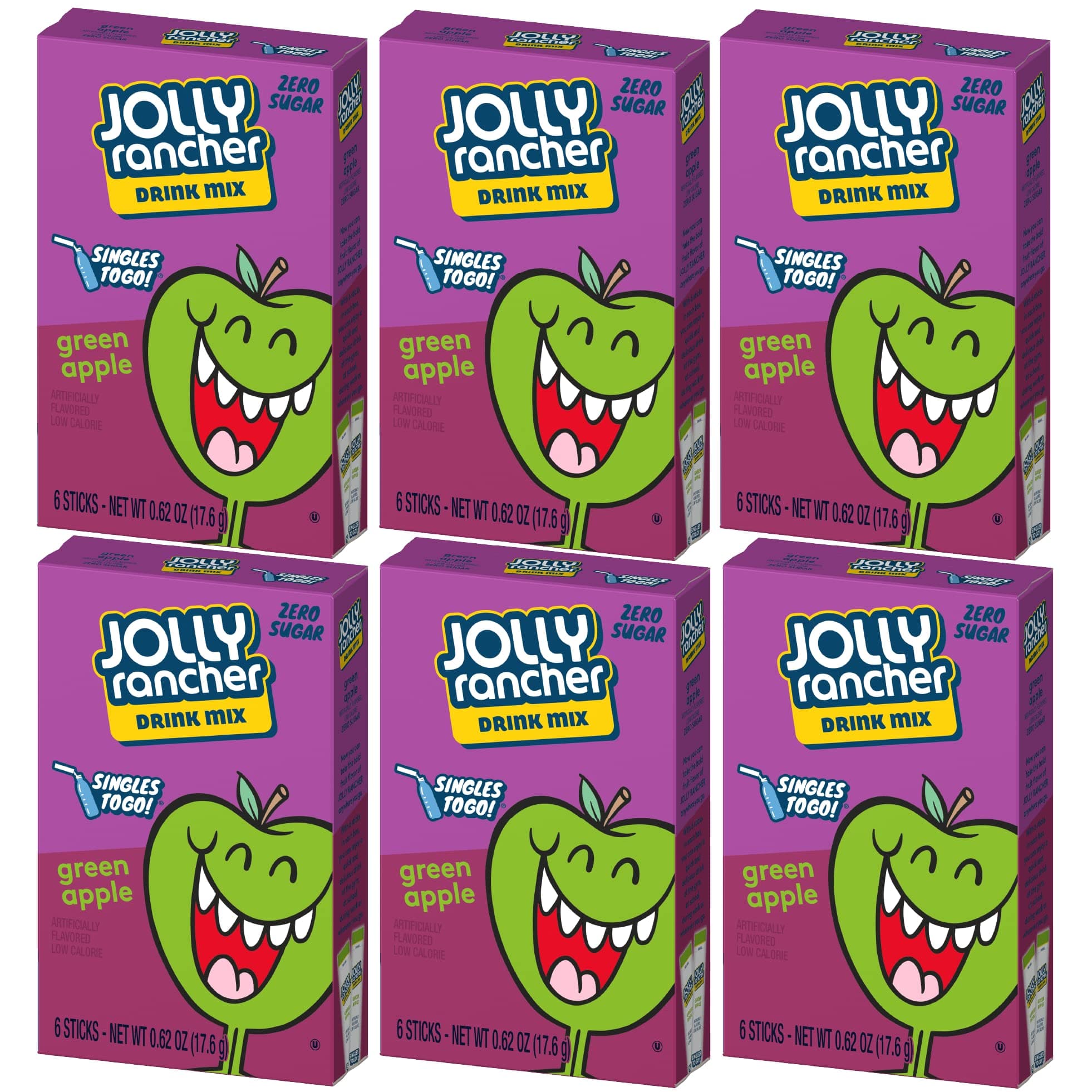 Jolly Rancher Go 6 Pack (Green Apple)
