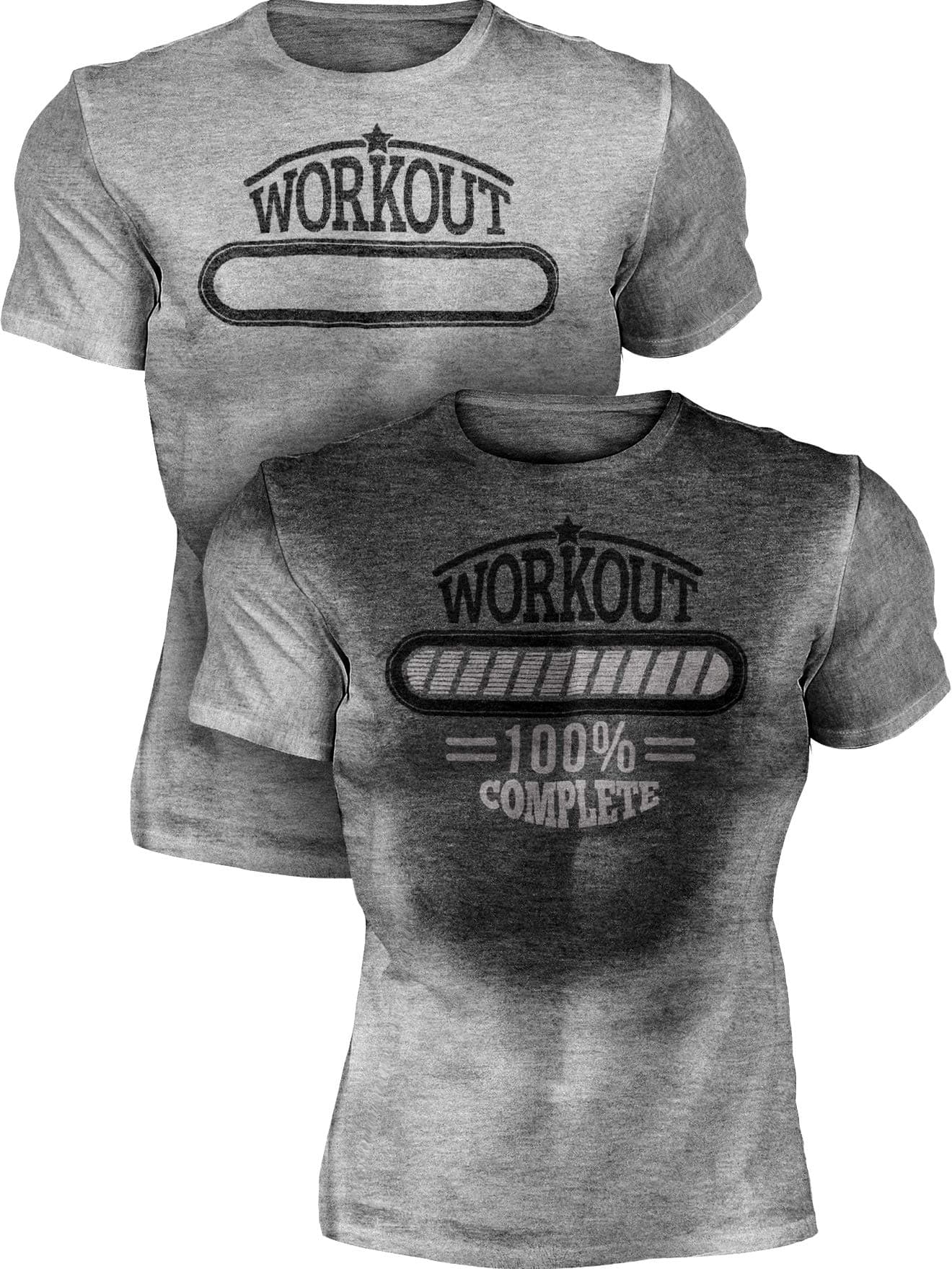 Sweat Activated Funny Motivational Workout Shirt, Workout Complete