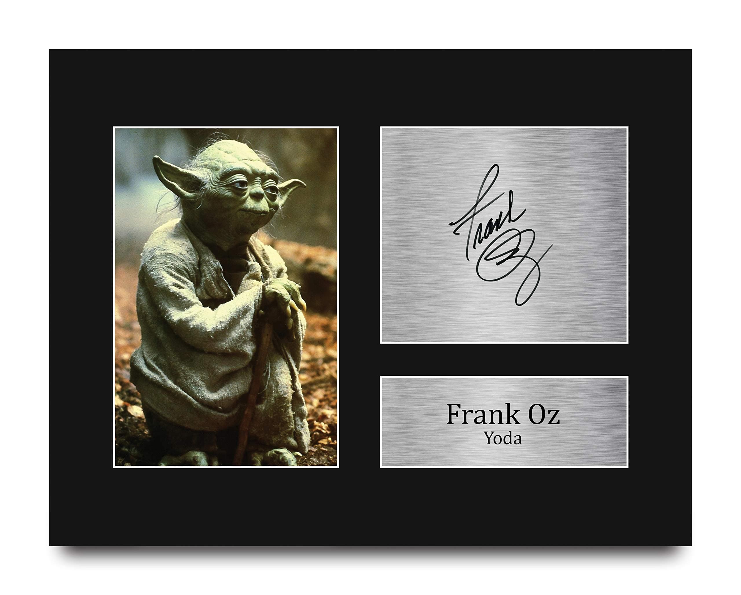 HWC Trading Frank Oz Gift USL Signed Printed Autograph Star Wars Gifts Yoda Print Photo Picture Display - US Letter Size