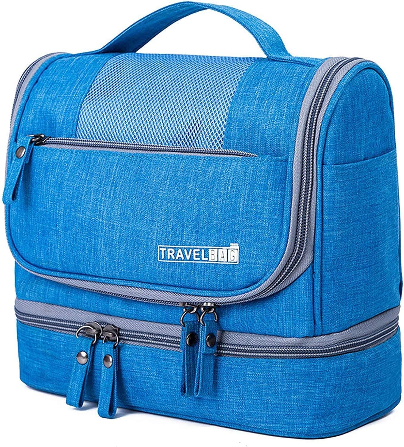 Egab Toiletry Organizer Bags (SQ-02, Sky Blue)