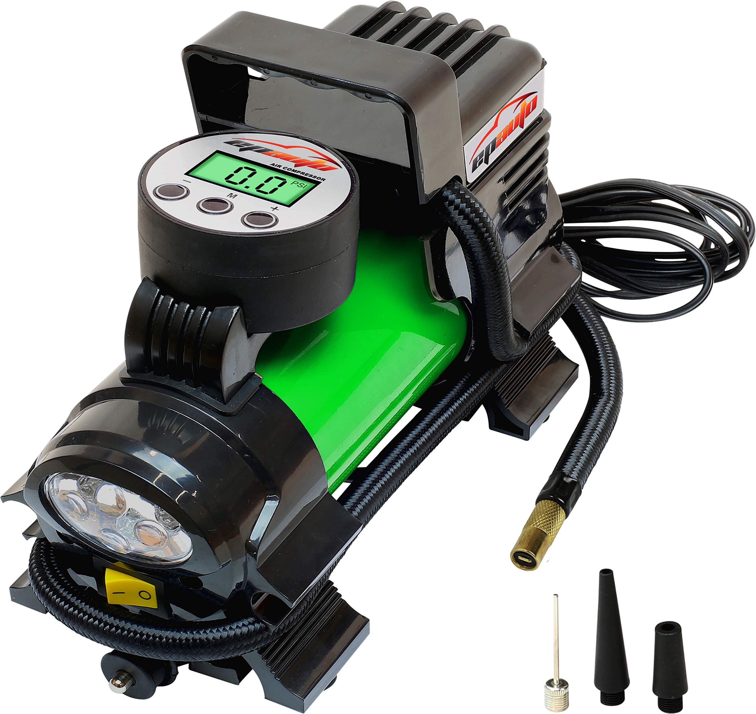12V DC Portable Air Compressor Pump, Digital Tire Inflator