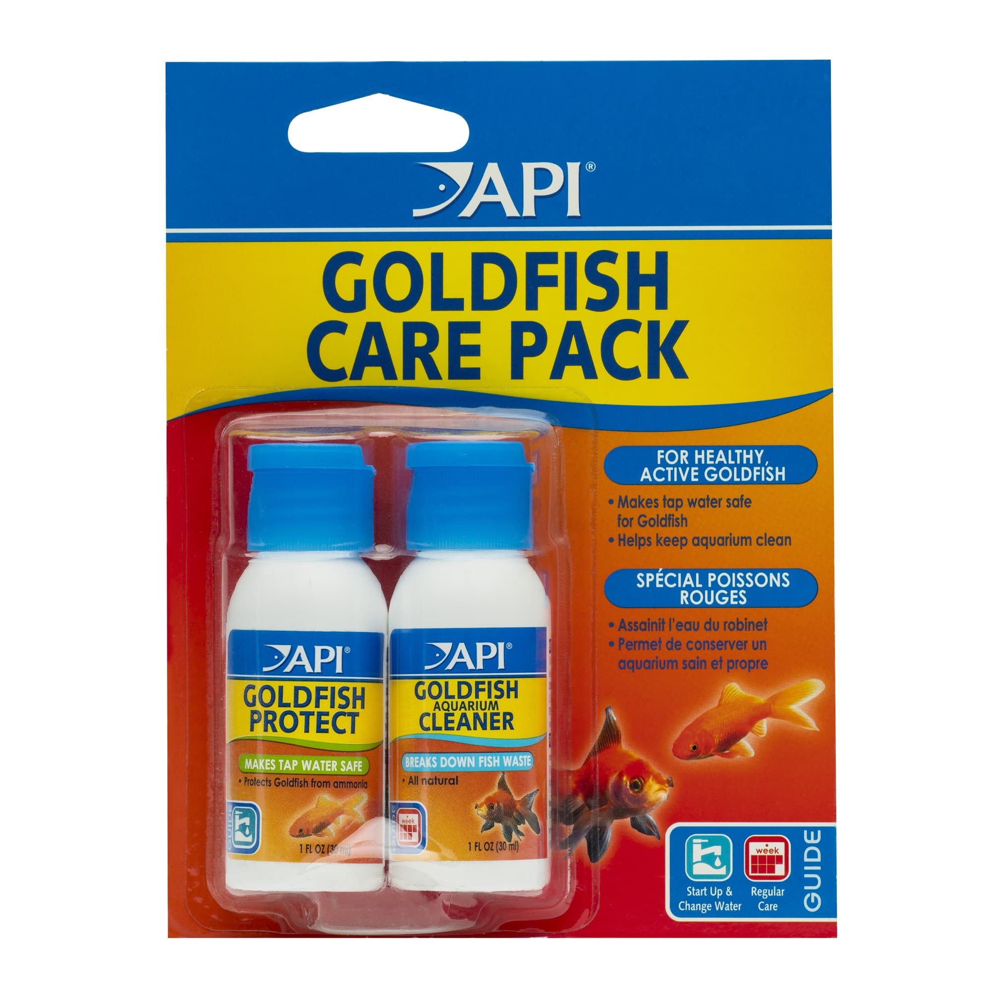 GOLDFISH CARE 2 PACK Aquarium Water Conditioner 30 ml Bottle