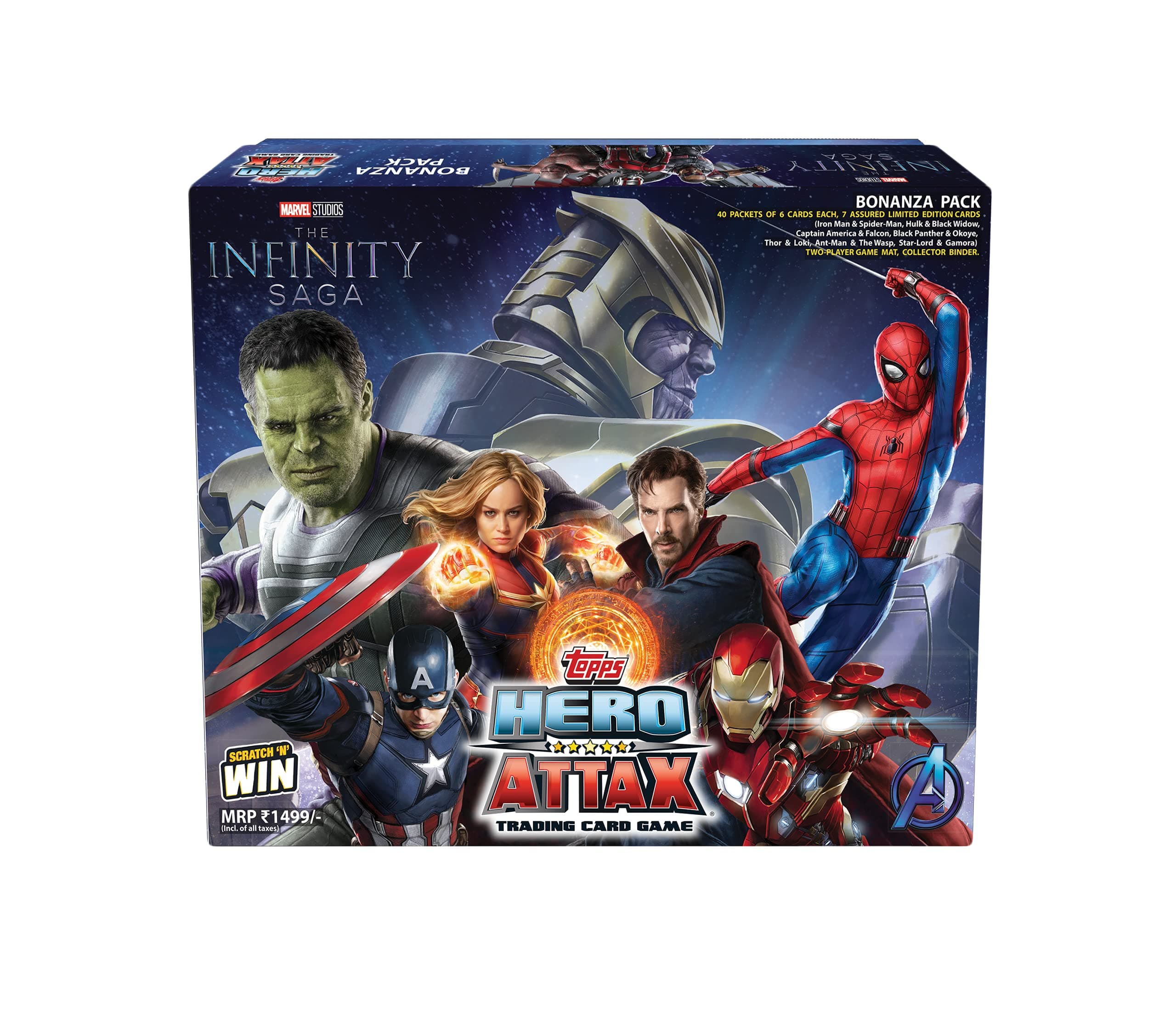 Topps Marvel Hero Attax 2021 TCG Collection Bonanza Pack