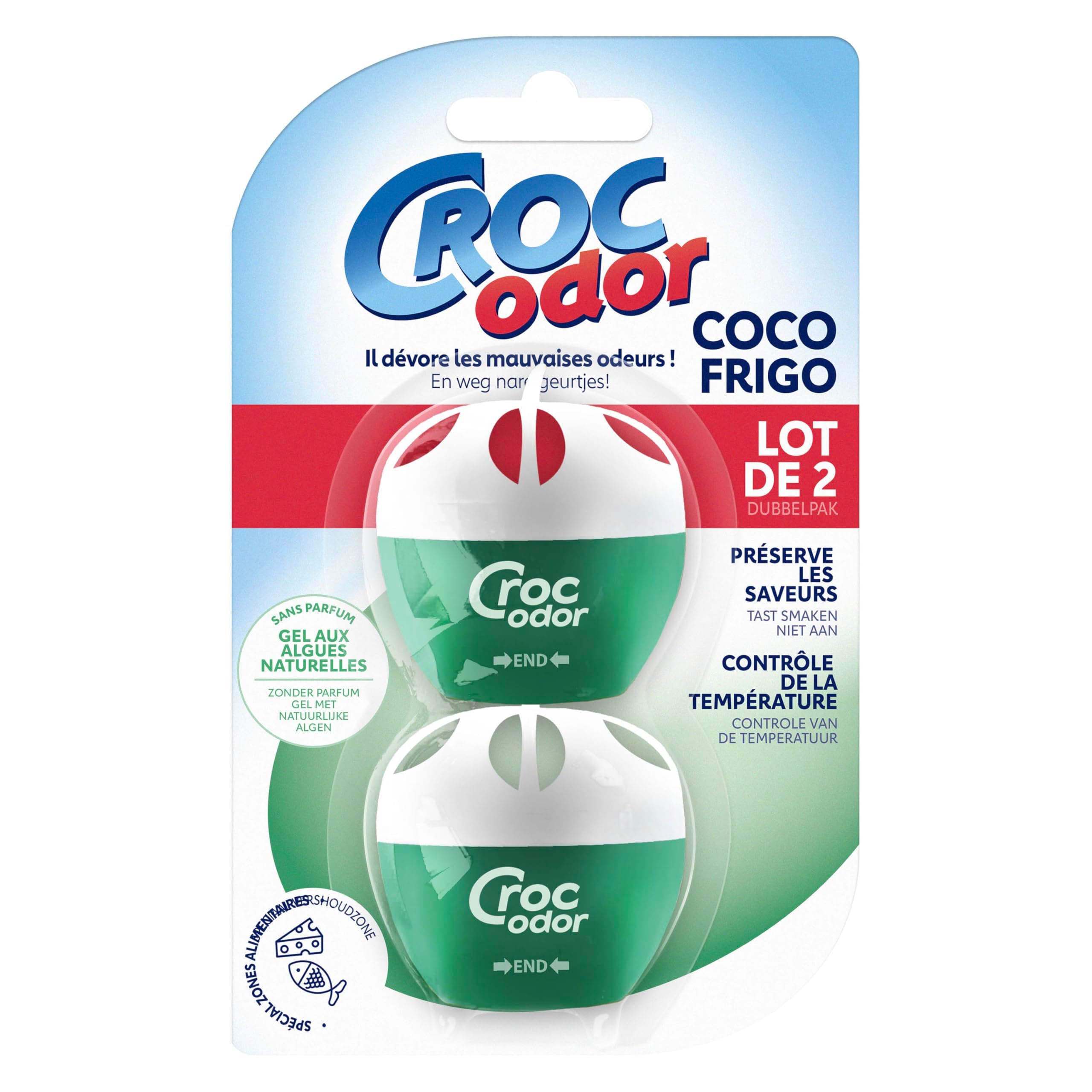 Croc Odor Fridge Gem Twin Pack 2 x 33g