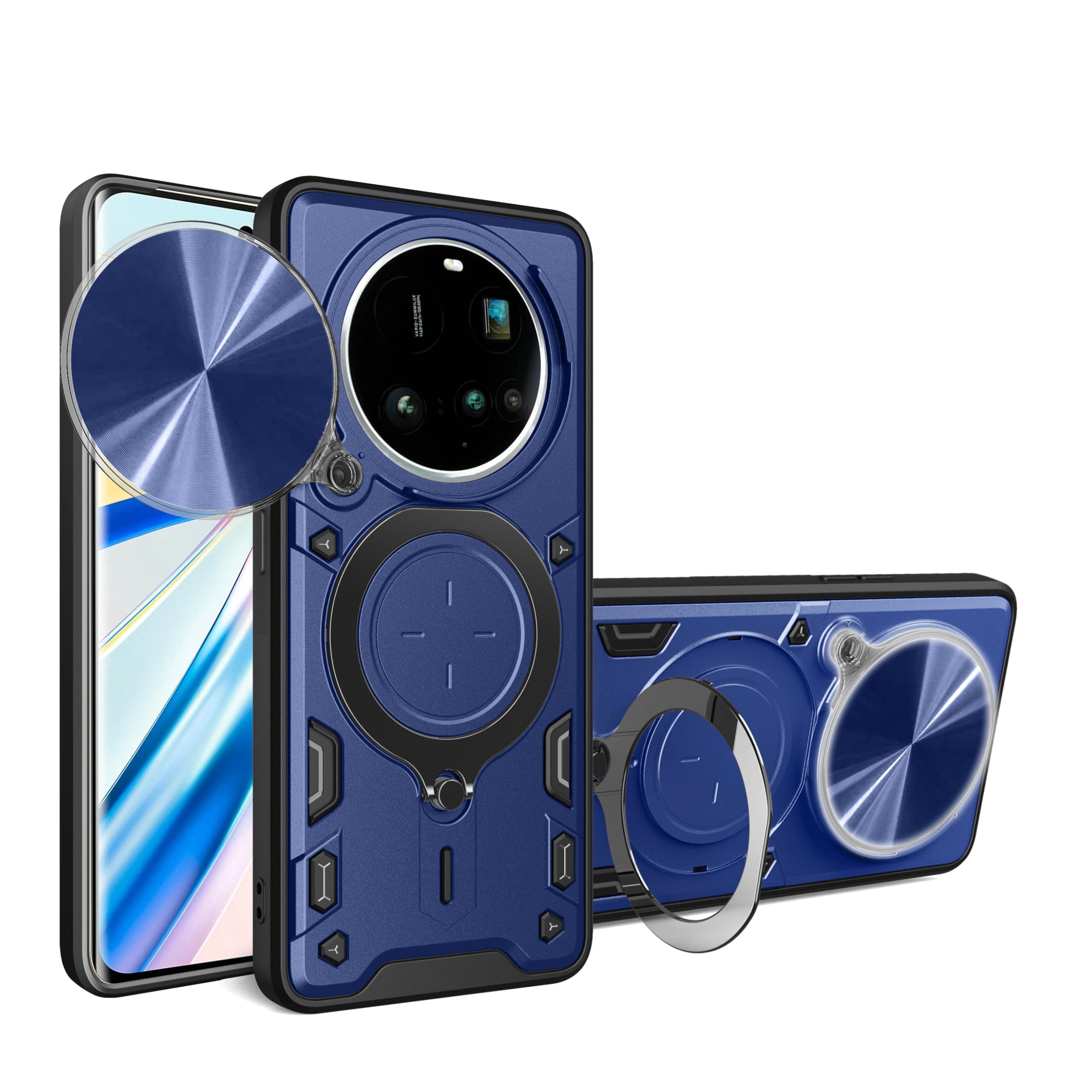 Compatible with Xiaomi 15 Ultra Case Cover,with Slide Camera Lens Cover Compatible with Xiaomi 15 Ultra 5G 25010PN30G Case Blue