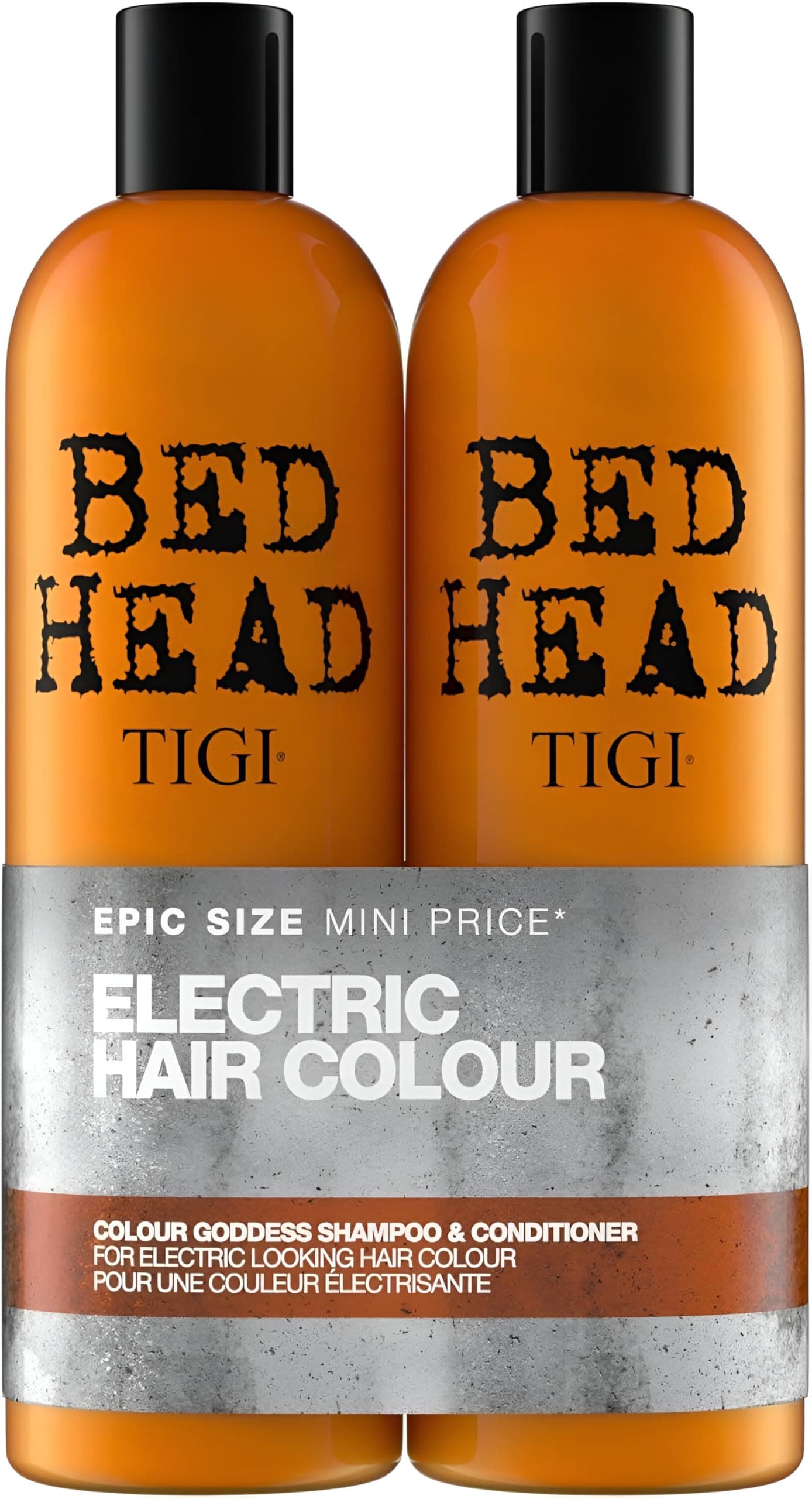 Bed Head Colour Goddess Shampoo and Conditioner for Coloured Hair, 2x750 ml
