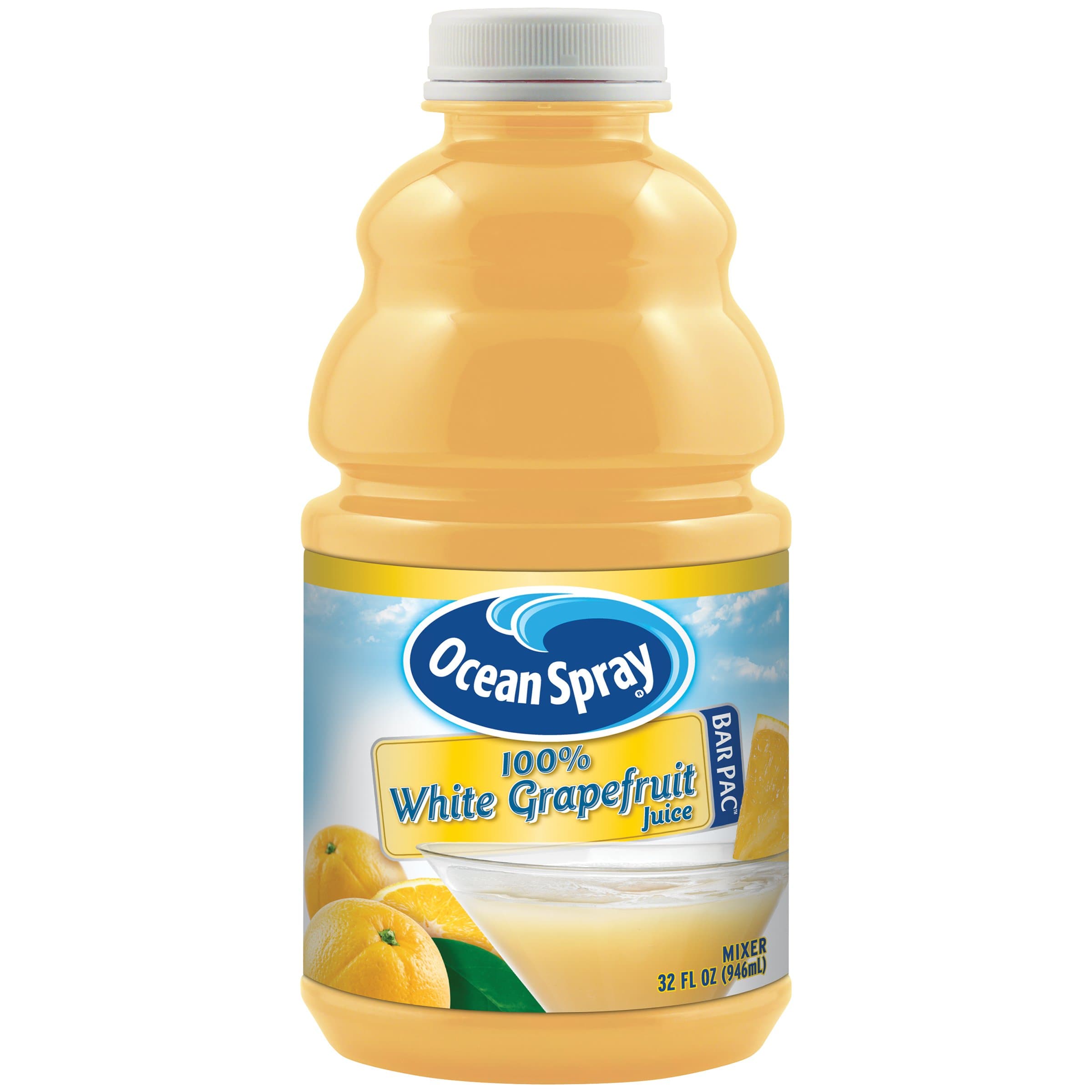 Ocean SprayWhite Grapefruit Mixer Bottle, 32 Fl Oz (Pack of 12)