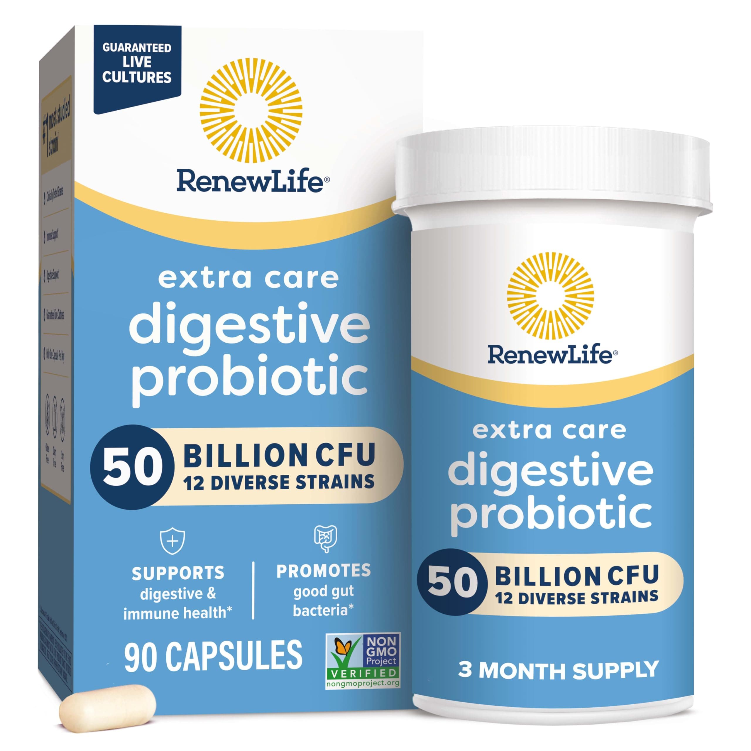 Ultimate Flora Extra Care Probiotic 50 Billion (Formerly Critical Care), 90 Count