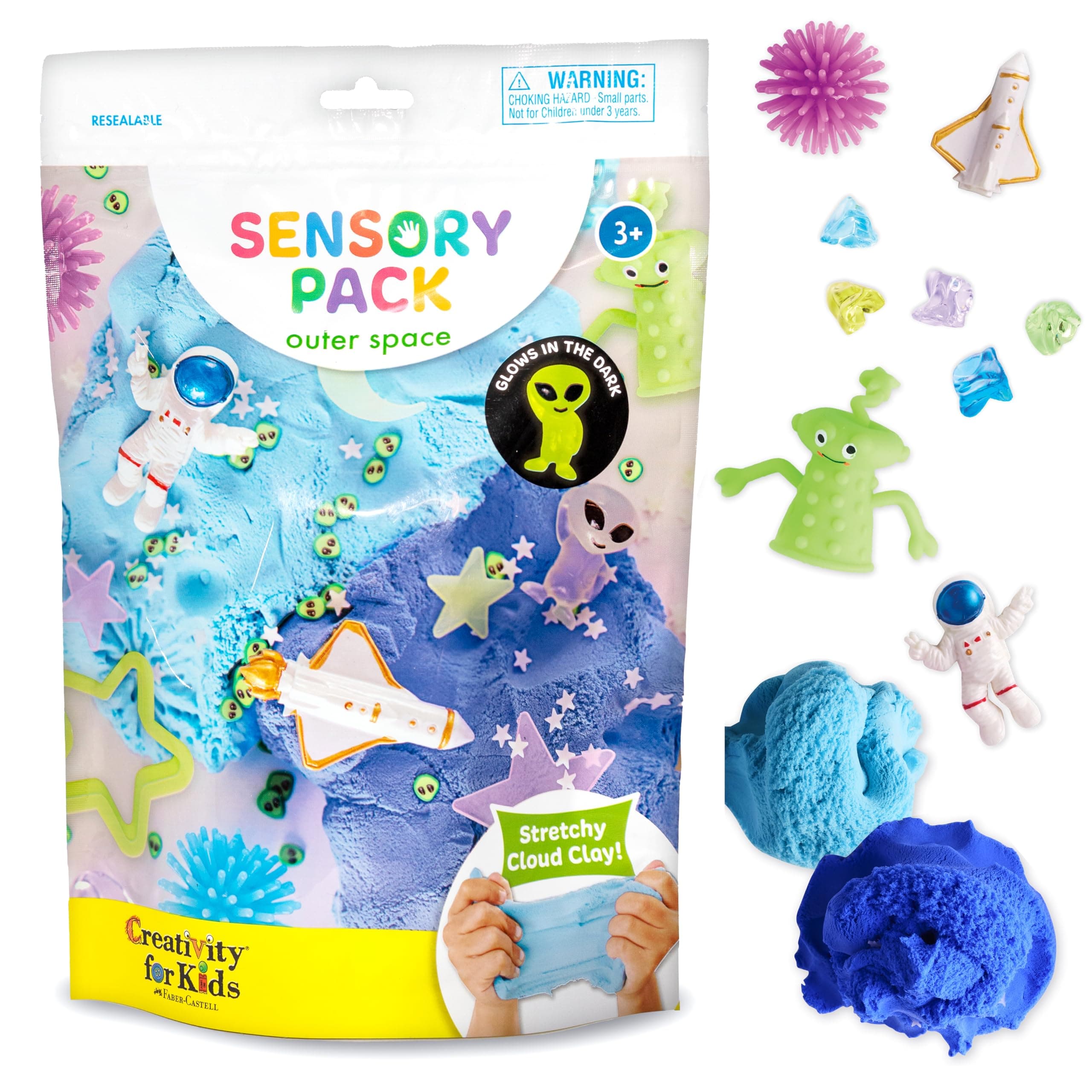 Sensory Pack: Outer Space - Toddler Activities and Sensory Bin Filler, Space Toys and Gifts for Kids, Sensory Toys for Toddlers 3-4+