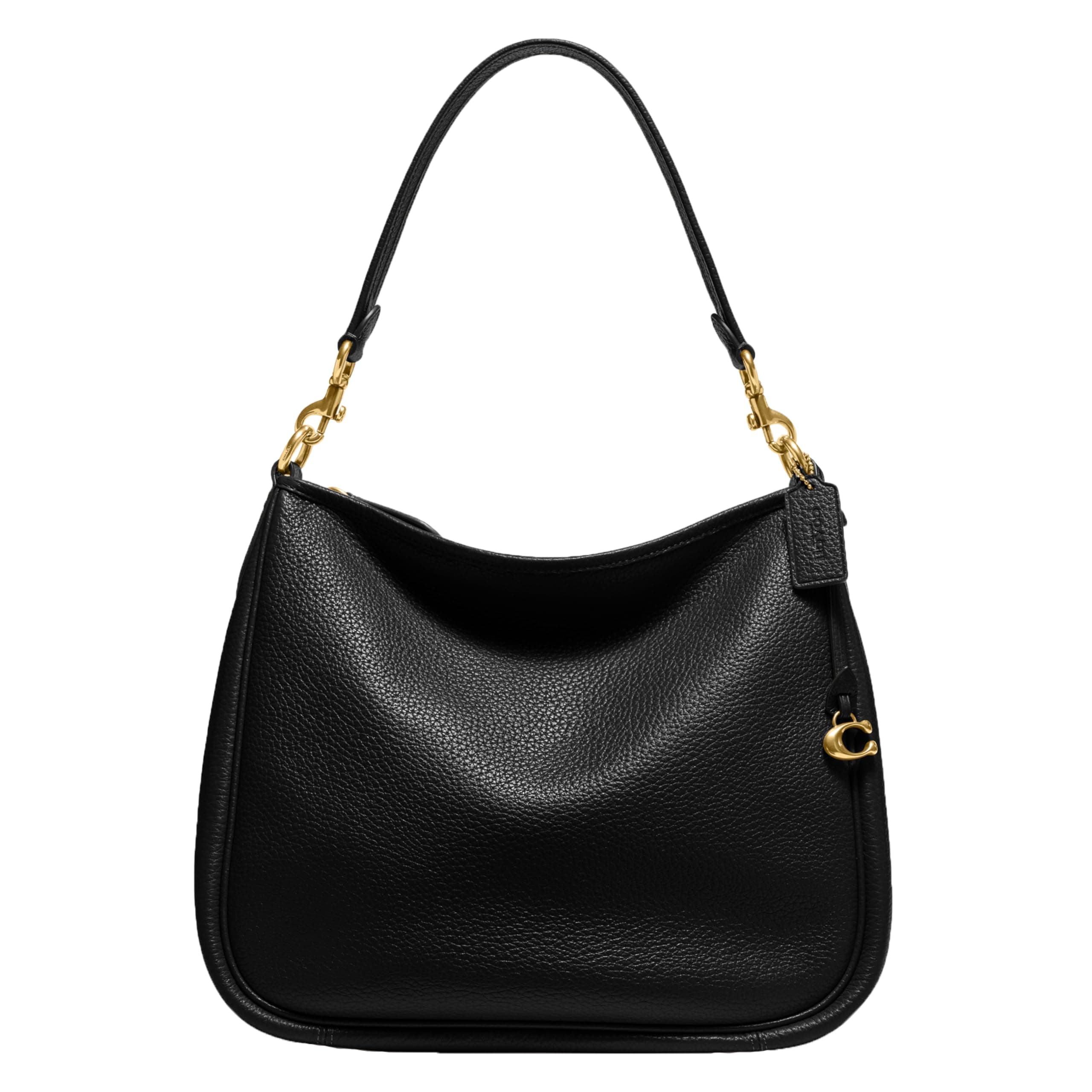 Womens Soft Pebble Leather Cary Shoulder Bag