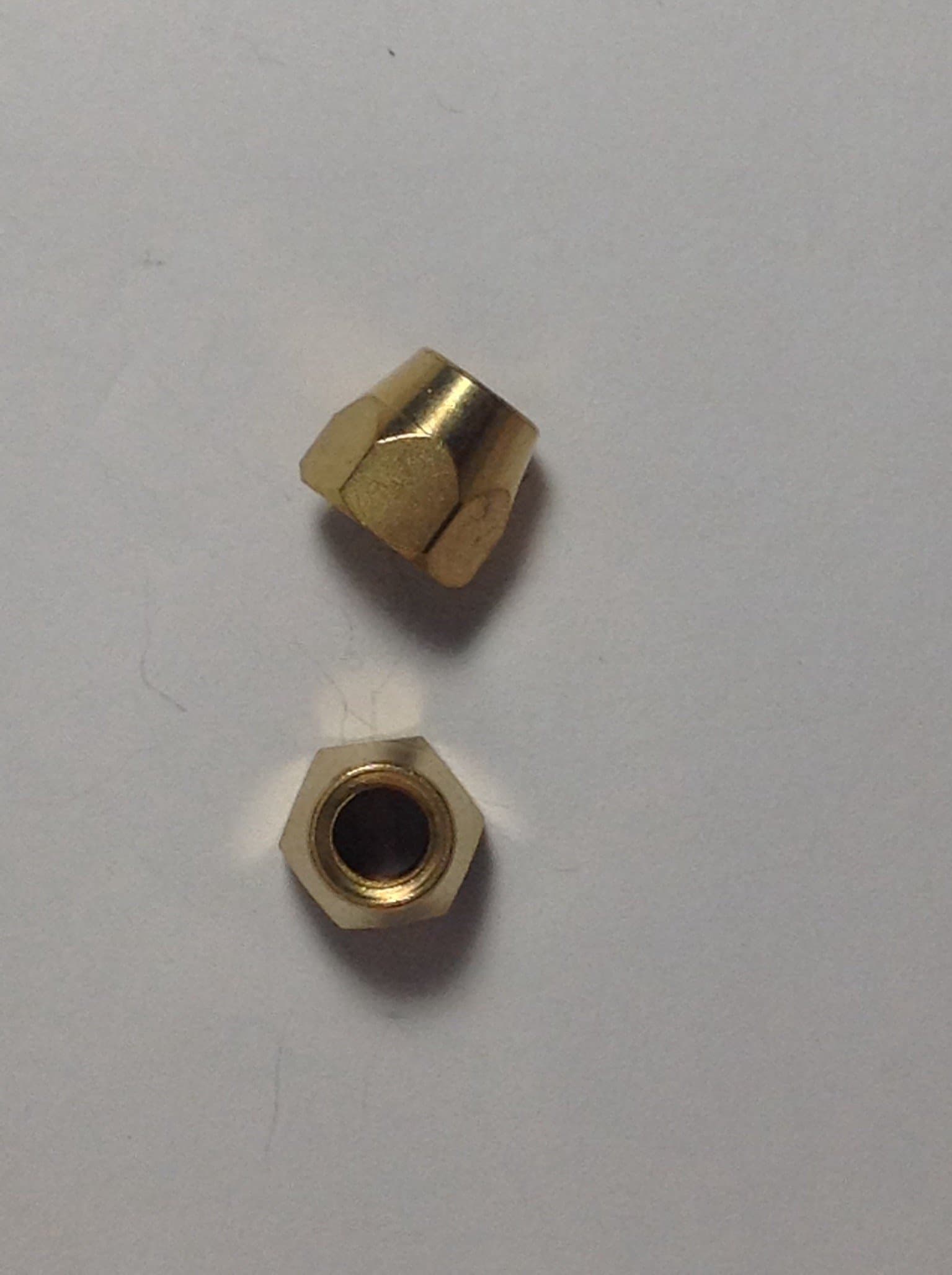 2 Pack USA Spec Brass Truss Rod Nut for Gibson Made in USA OEM Part