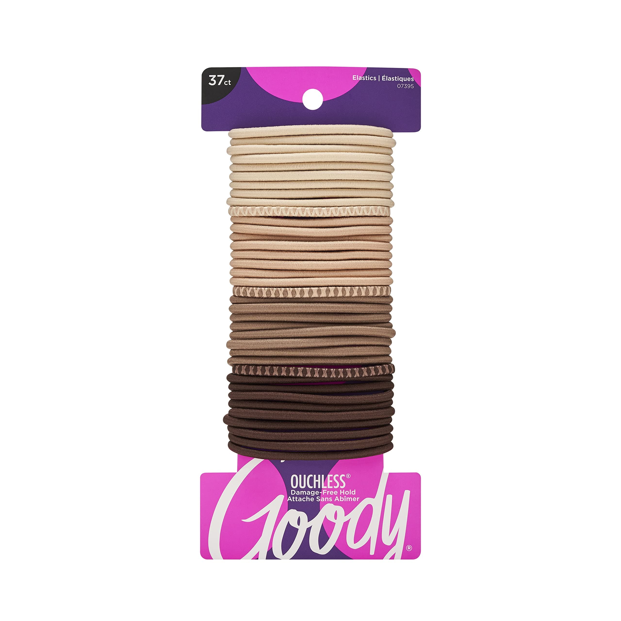 Goody Ouchless 4mm Elastics, Blondie - 37 CT