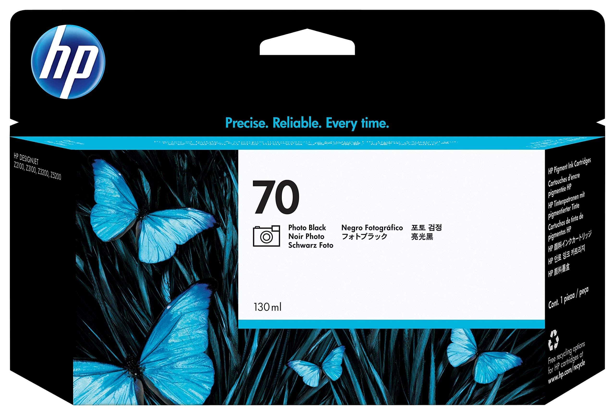 Hp (Hewlett Packard) Original C9449A Hp 70 130-Ml Designjet Ink Cartridge, Photo Black