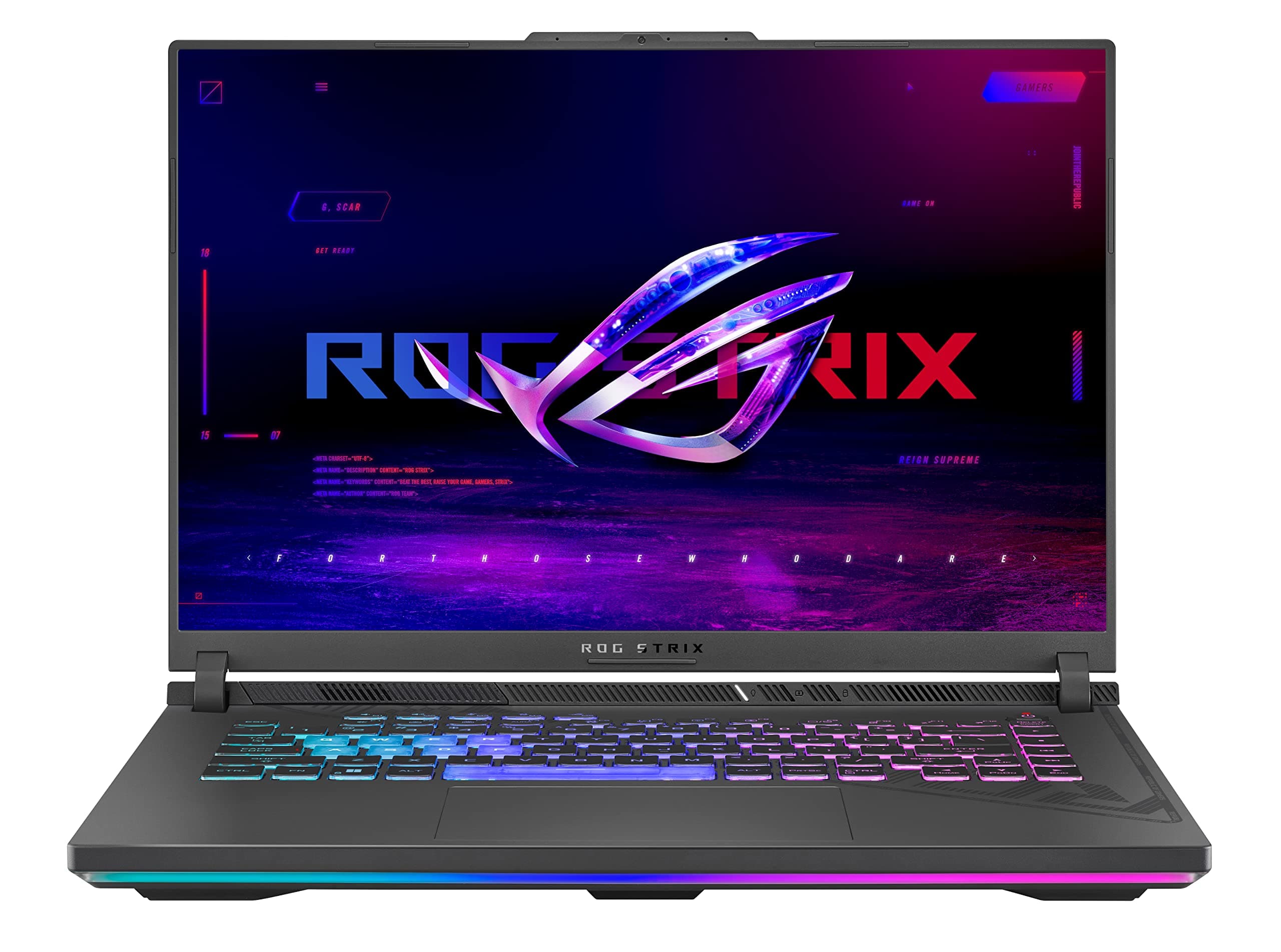 ROG Strix G16 Gaming Laptop, 165Hz Display, NVIDIA® GeForce RTX™ 4060, Intel Core i7-13650HX, 16GB DDR5, 1TB PCIe Gen4 SSD, Wi-Fi 6E, Windows 11, G614JV-AS74
