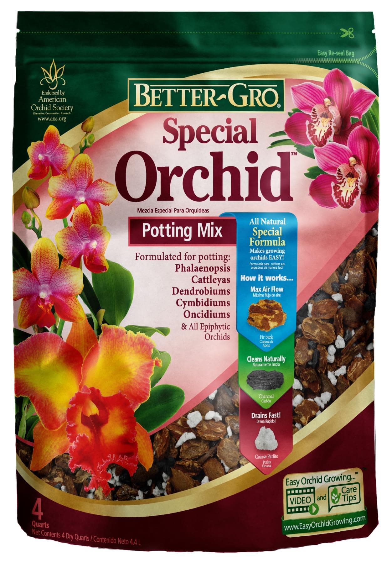Sun Bulb 50000 Better Gro Special Orchid Mix (4qt)