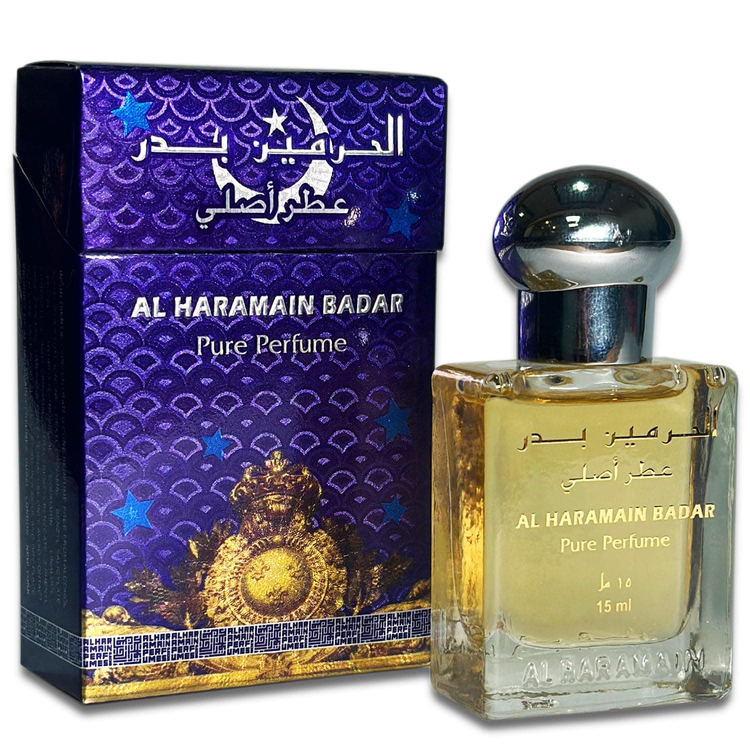 Al Haramain Badar Attar 15 ml Unisex Roll‑On Rose, Honey & Musk – Long‑Lasting Oriental Fragrance