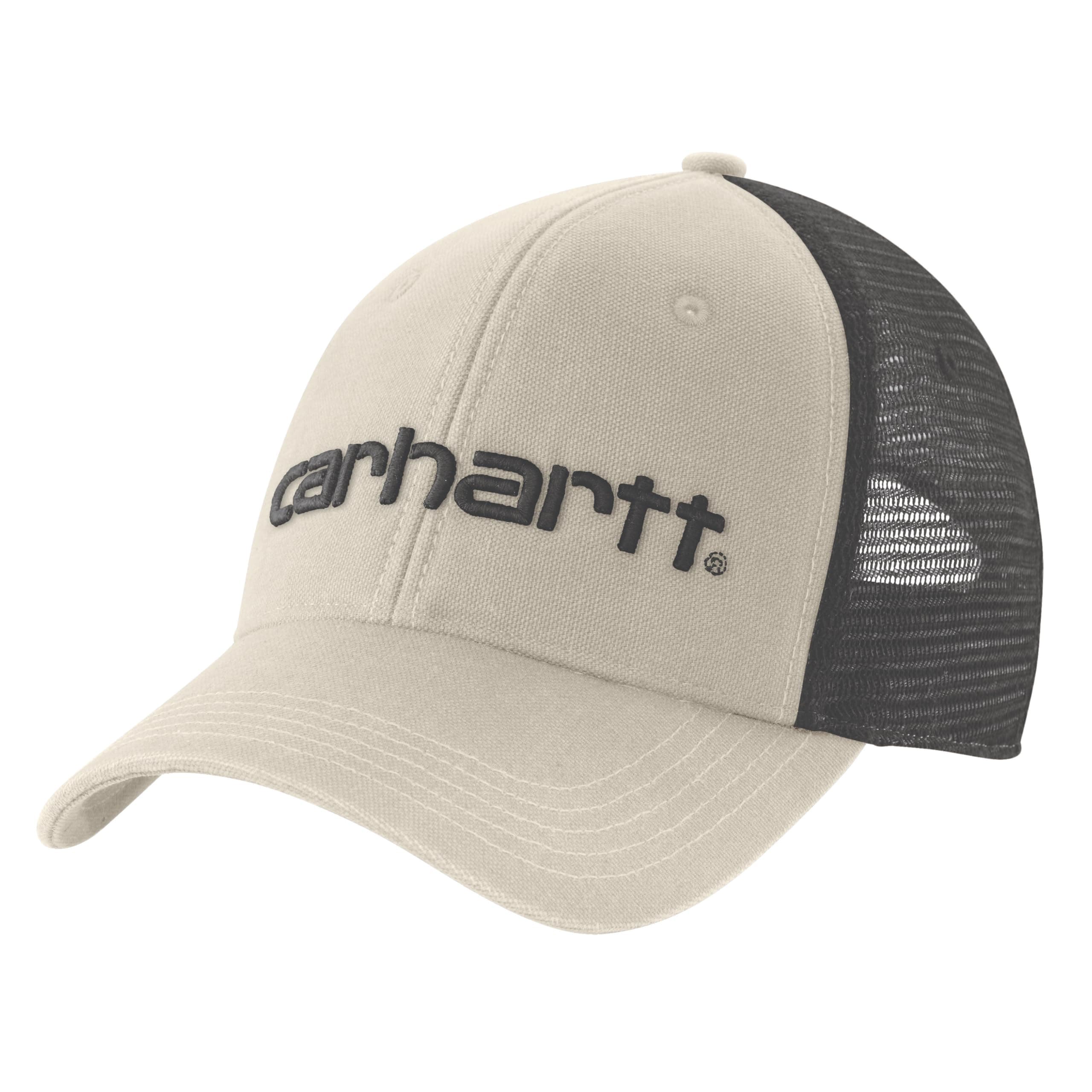 Carhartt Men's Canvas Mesh-Back Logo Graphic Cap