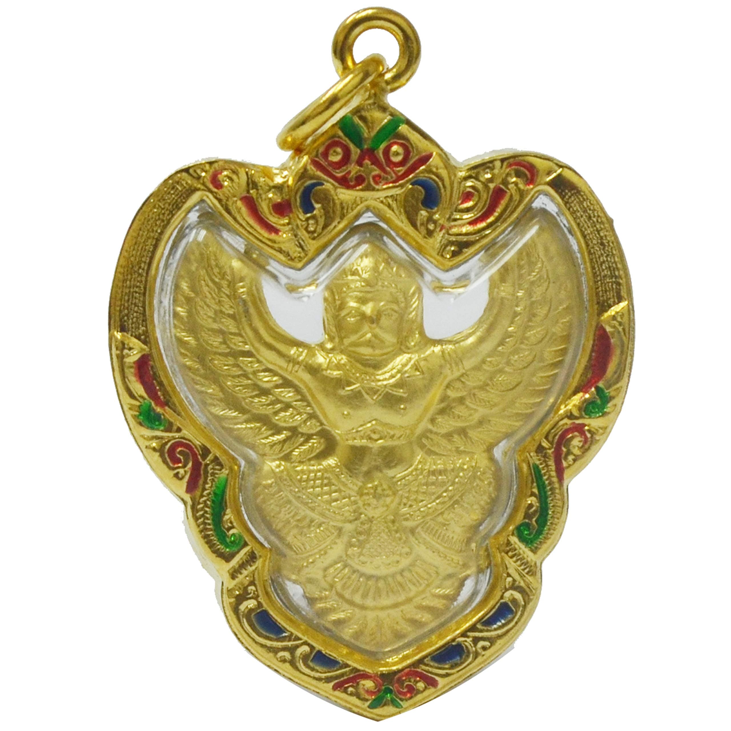 Thai Power Jewelry Garuda Amulets Magic Eagle Garuda Phaya Krut Amulet Talisman Power Successfull Pendants