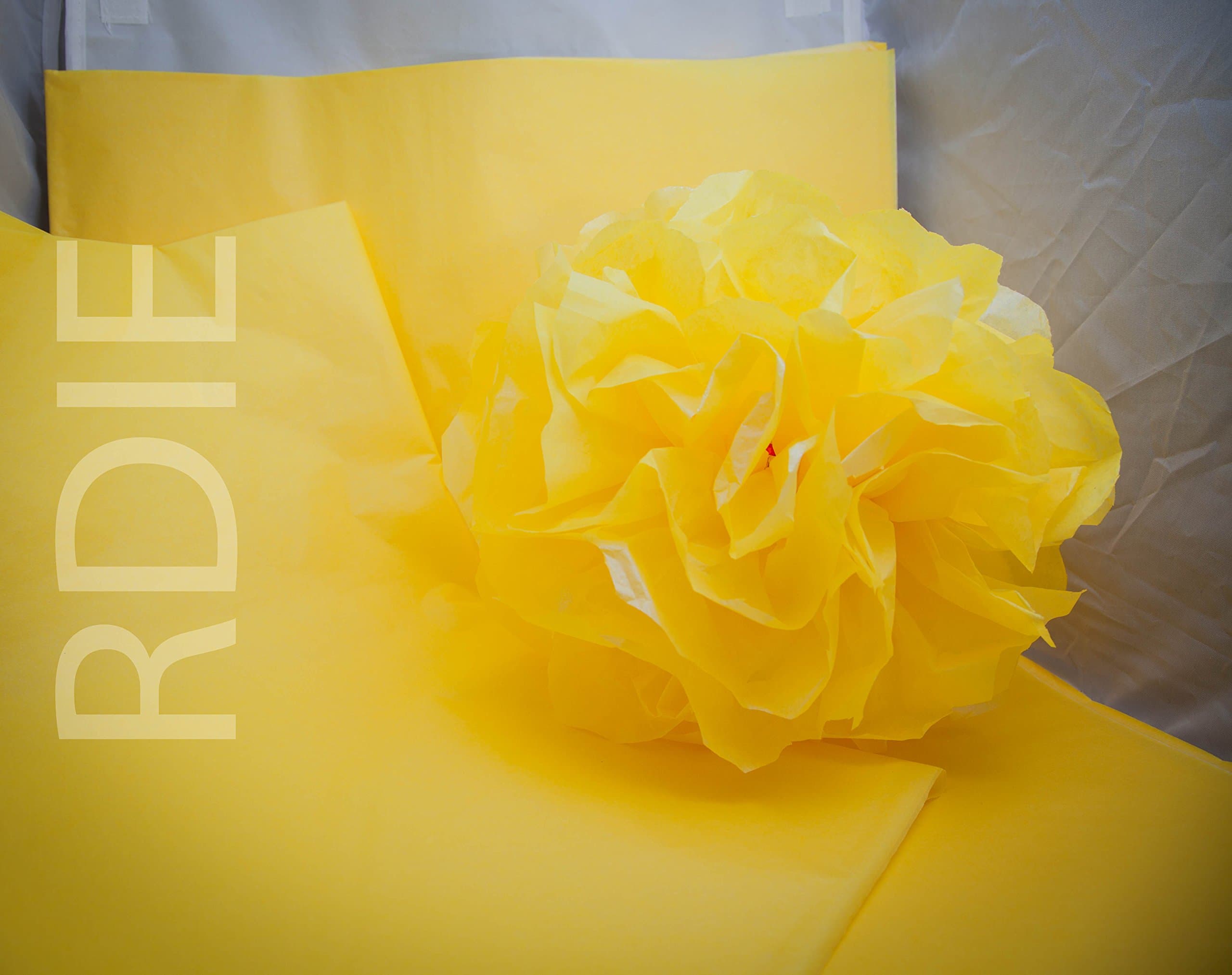 Pale Yellow Tissue Paper 480 Sheets 18 GRS