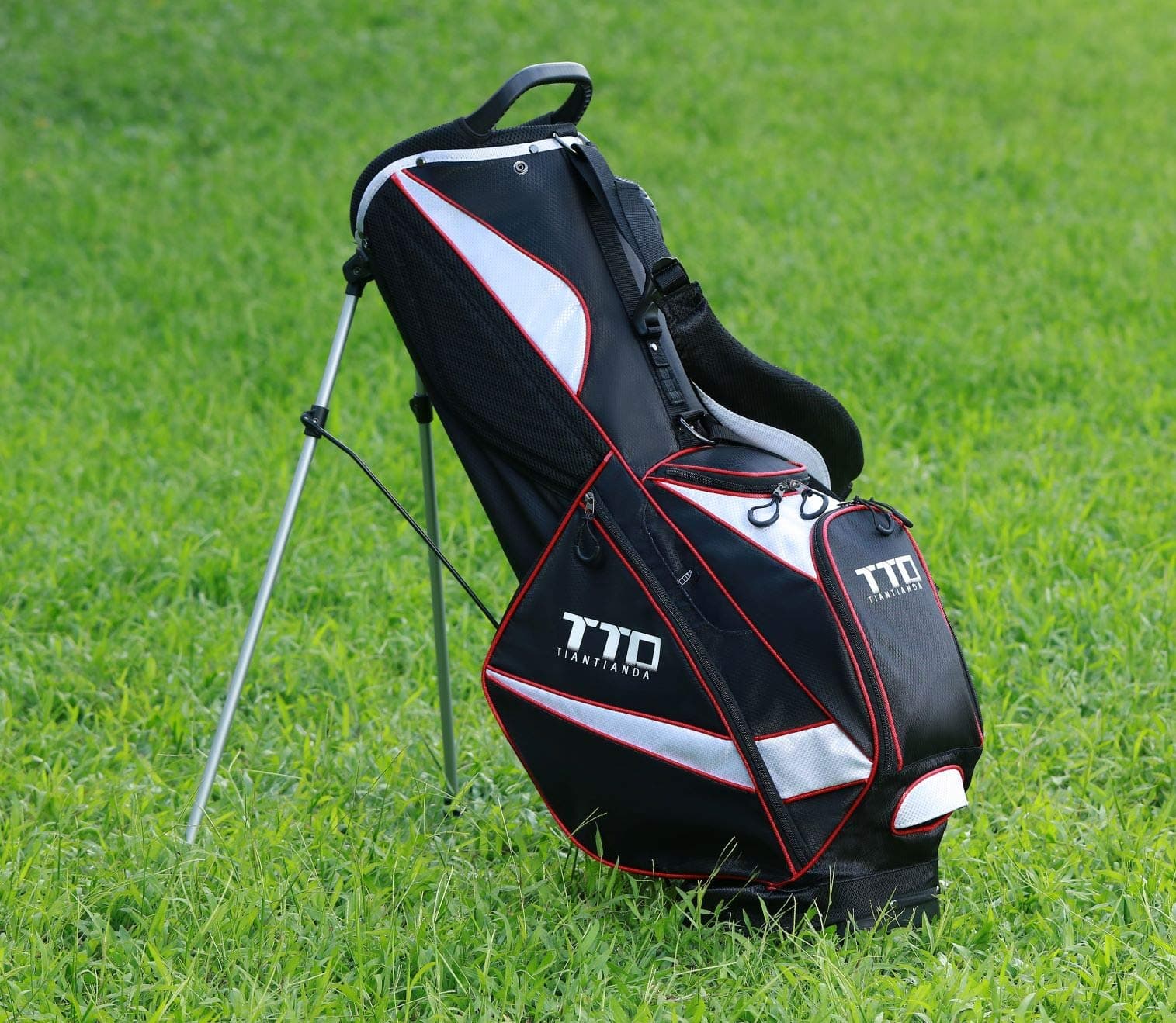 Super Light-Weight Golf Stand Bag for Easy Carry, Black