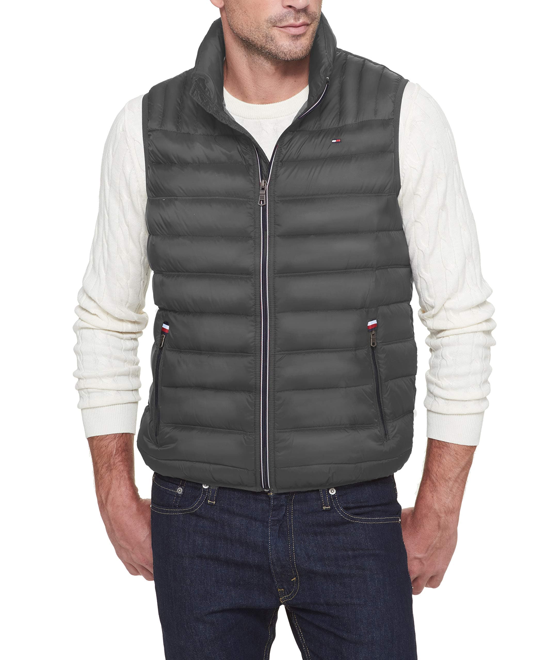 Men's Lightweight Packable Puffer Vest Jacket (Standard and Big & Tall)