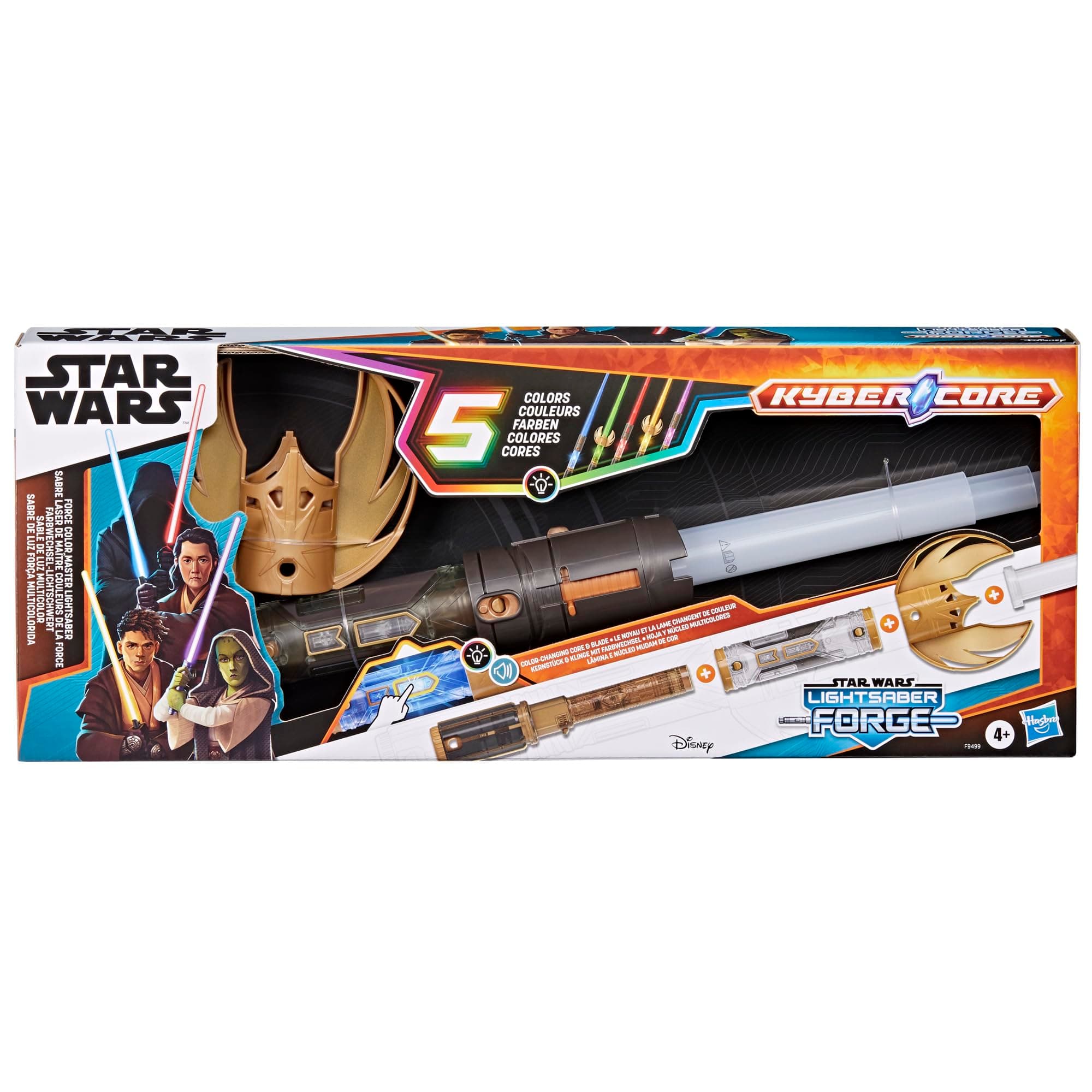 Star Wars Lightsaber Forge Force Color Master Lightsaber, Colour-Changing Electronic Lightsaber