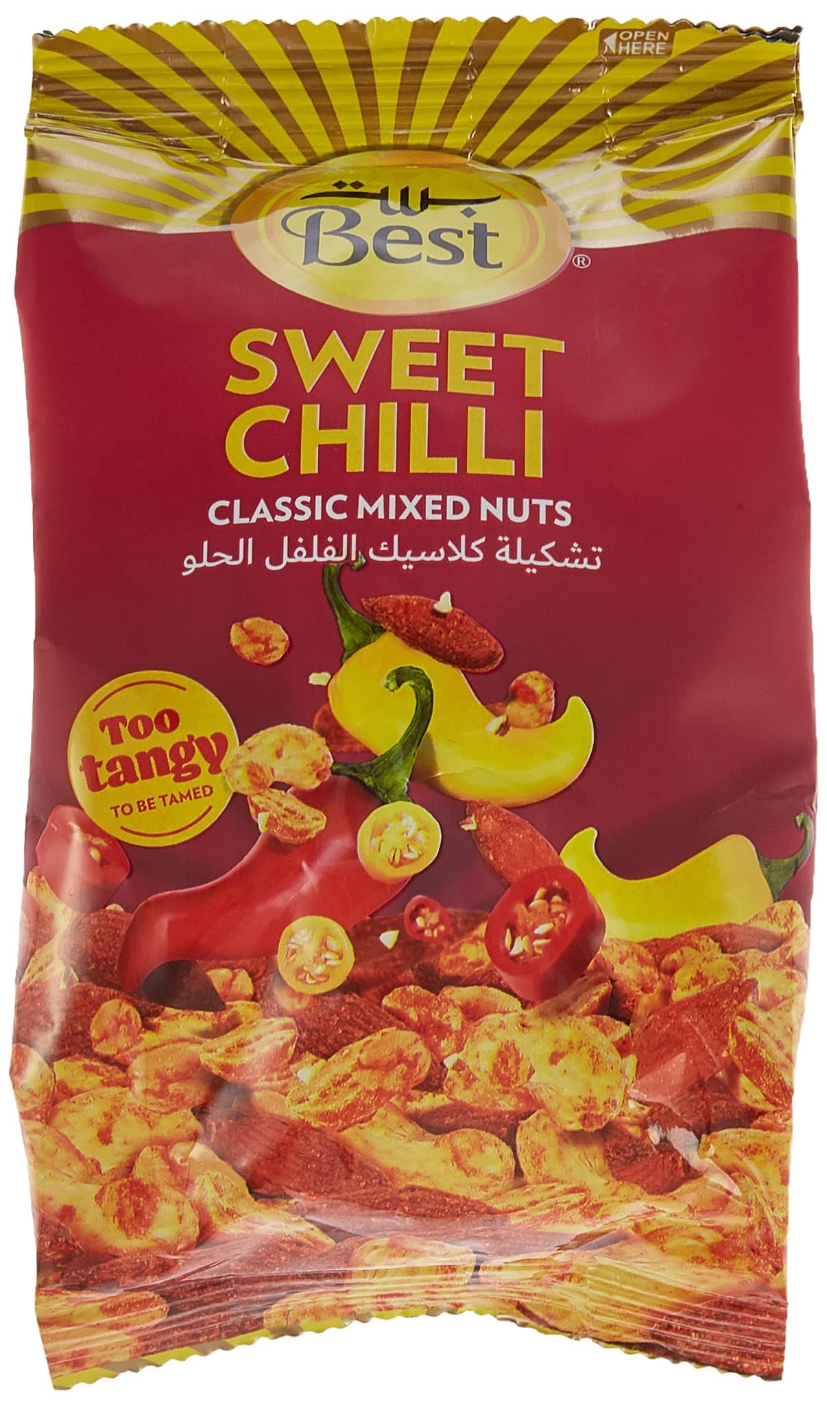 Best Sweet Chilli Classic Mixed Nuts Bag, 150gm