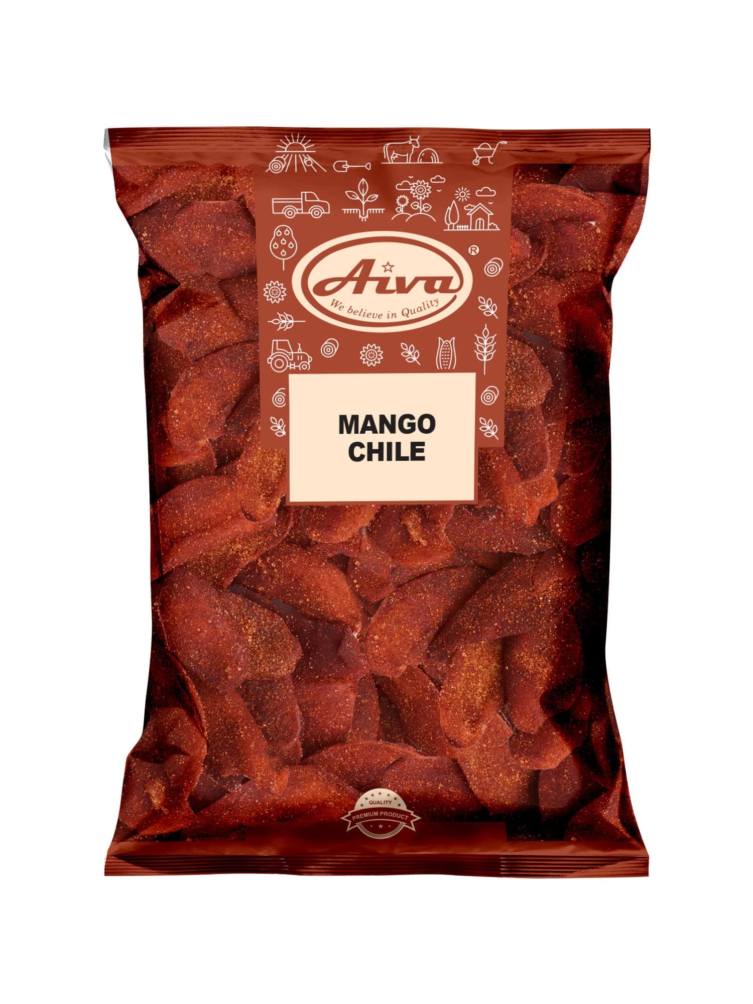 Dried Chili Mango Slices, 5 pound. Spicy Snack!